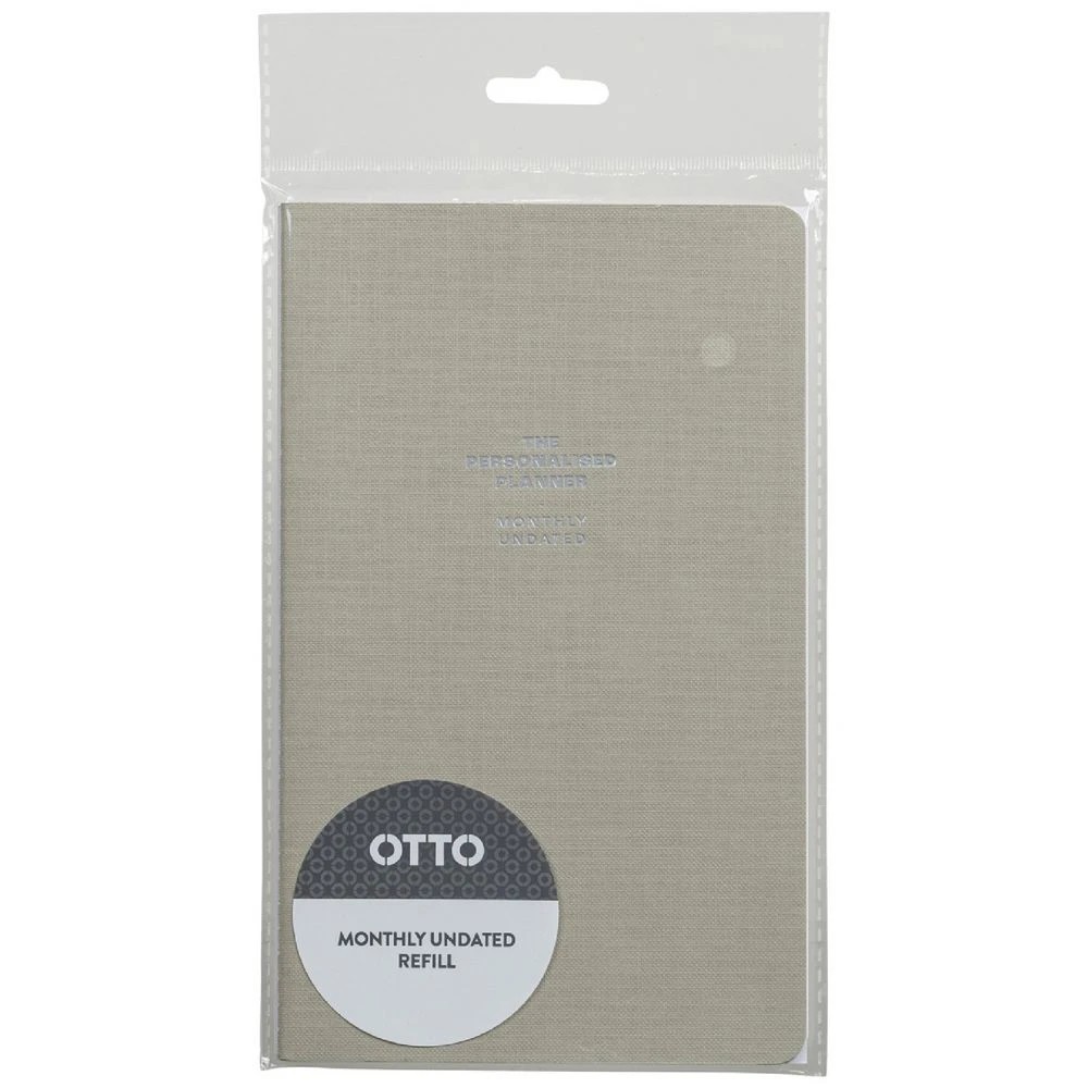 1 Otto Personal Monthly Undated Planner Refill, 1 of 4