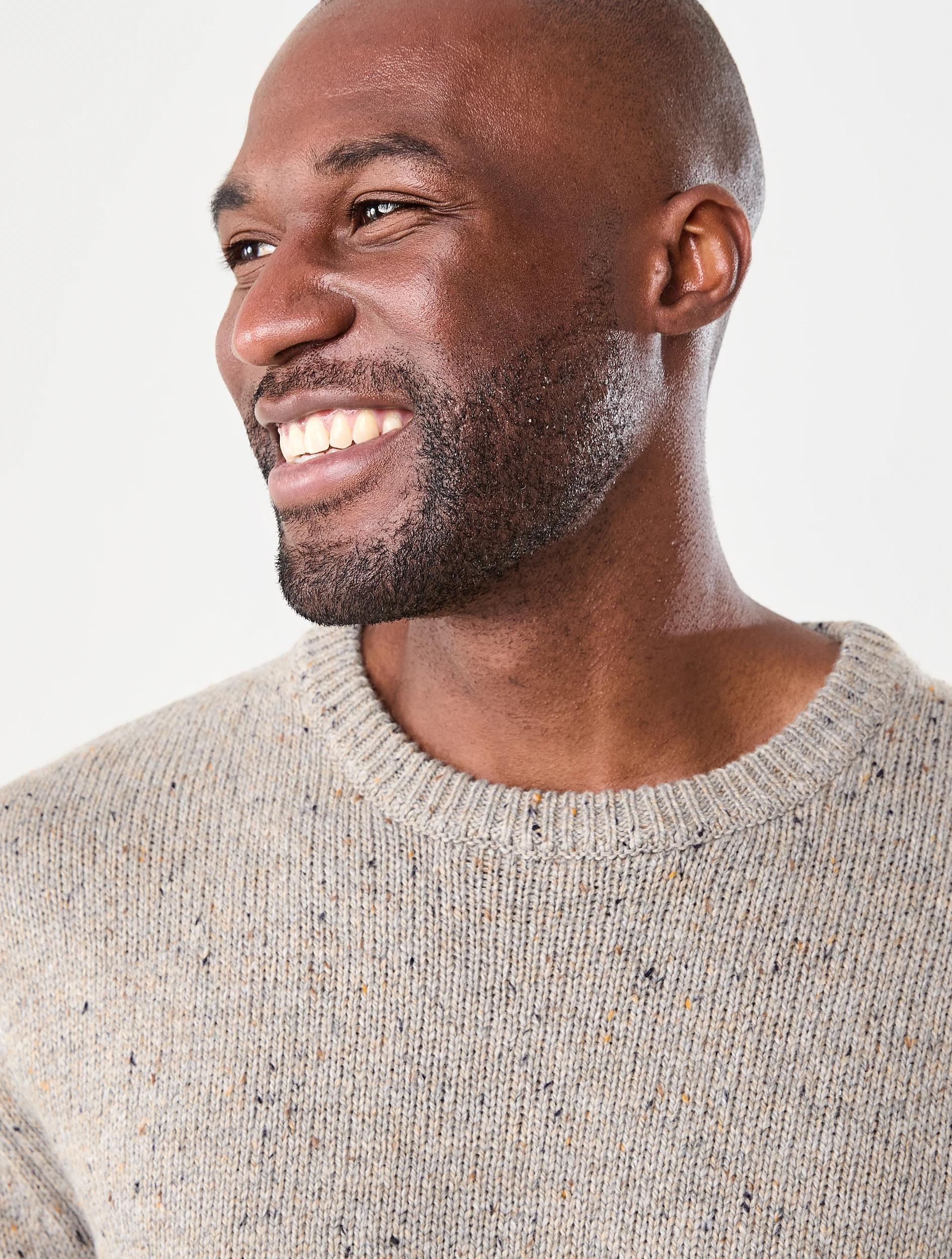 4 Crew Neck Knit Jumper Bge Otml, 4 of 6