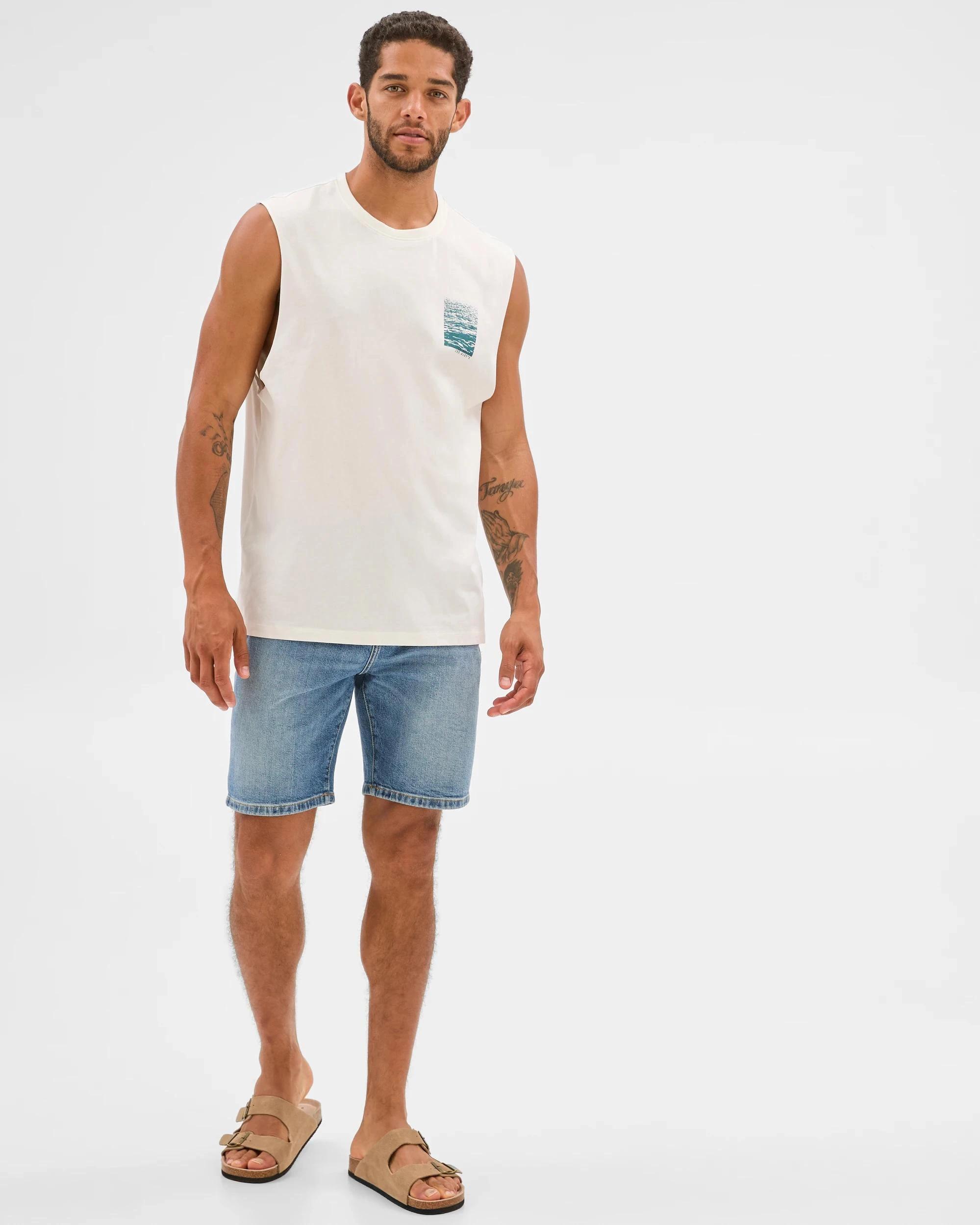 2 Target Australian Cotton Tank Top CHALK, 2 of 5