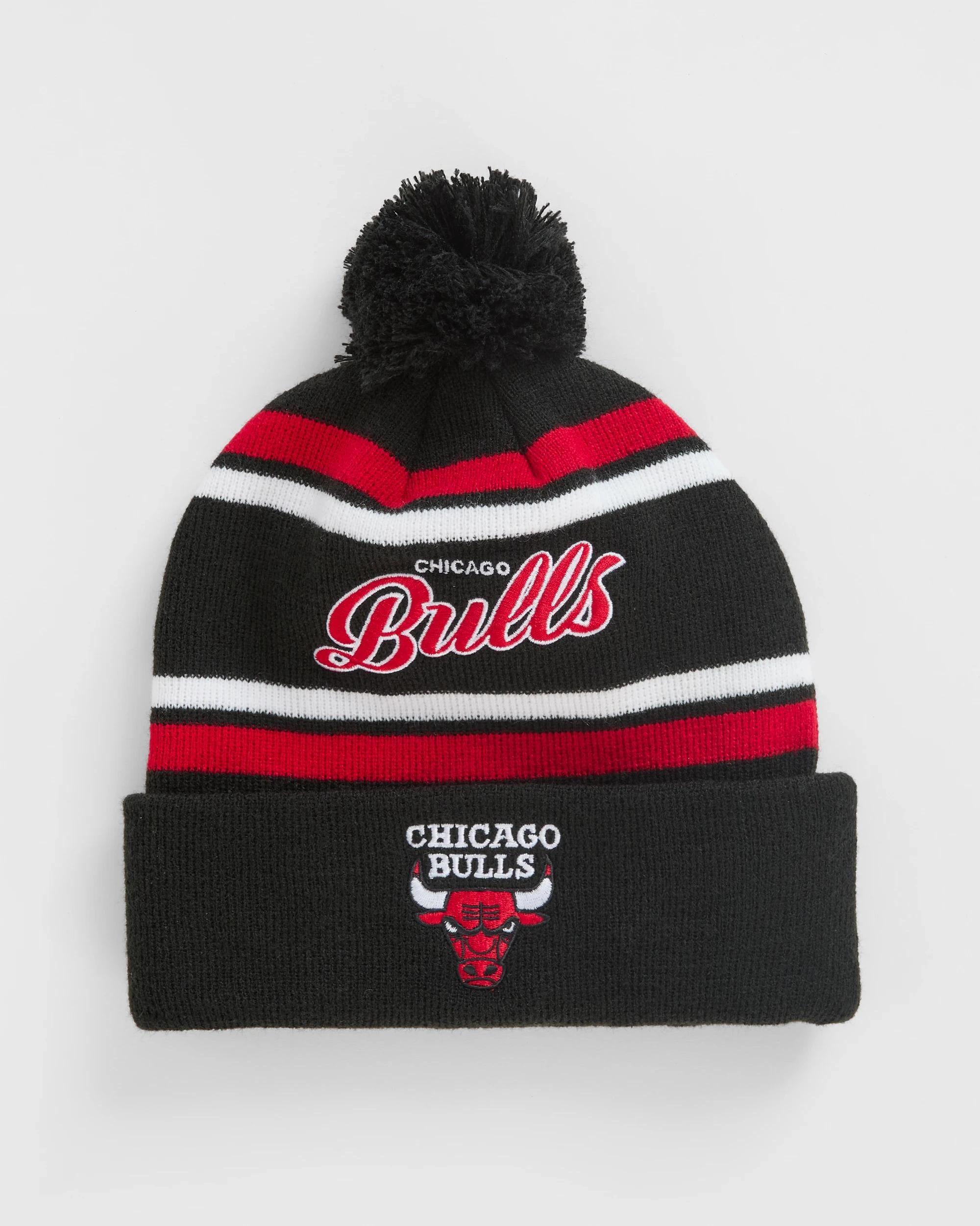 1 NBA Chicago Bulls Embroidered Beanie RED, 1 of 1