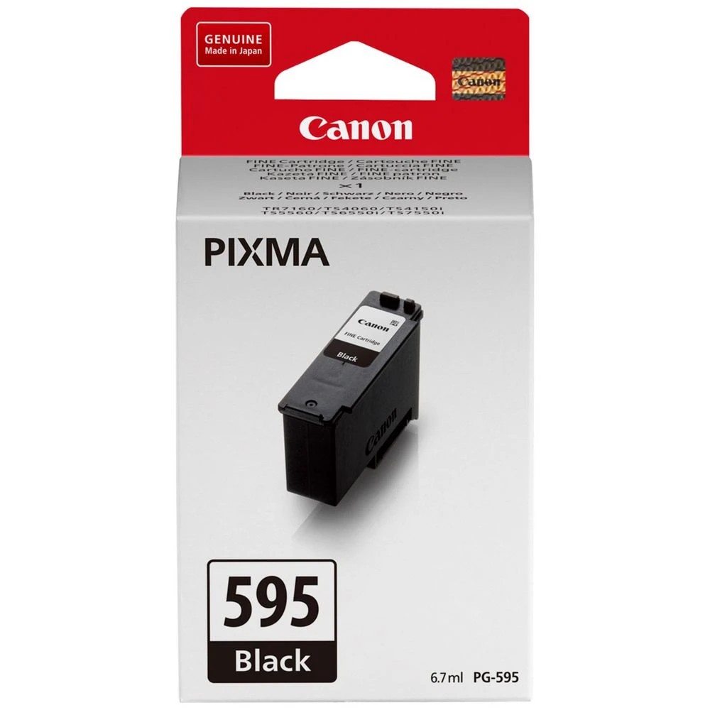 1 Canon PG-595 Ink Cartridge Black, 1 of 3