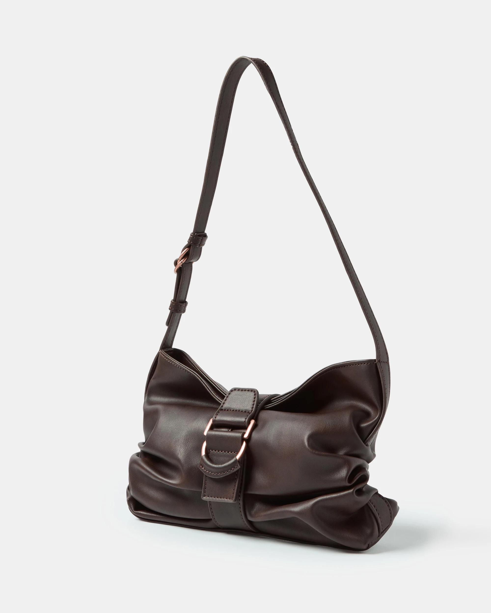 2 Scrunch Shoulder Bag Brown, 2 of 7