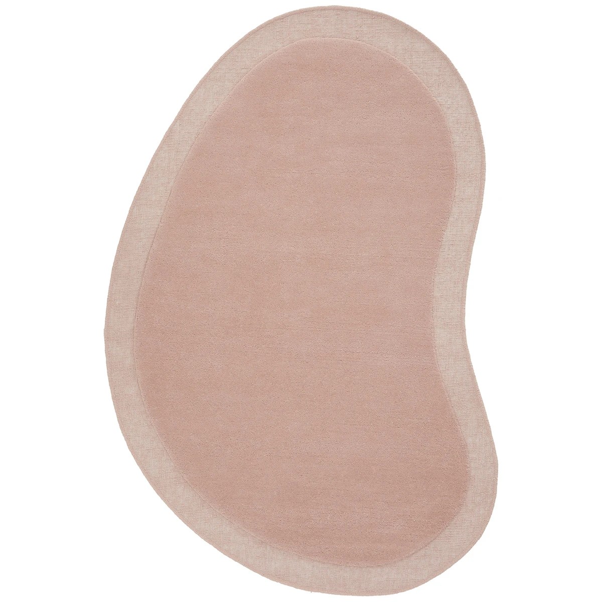 2 Common Ground Rugs Calista 320x230cm Shaped - Extra Large Hand Tufted Wool Rug - Pink, 2 of 7