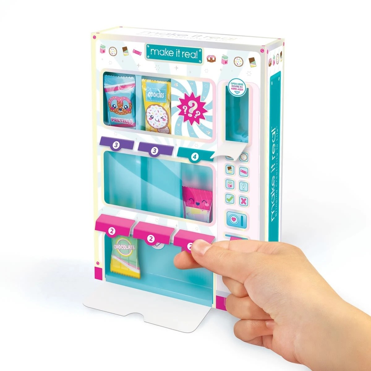 7 242 Piece Make It Real Snackers Bracelet Kit Vending Machine, 7 of 8