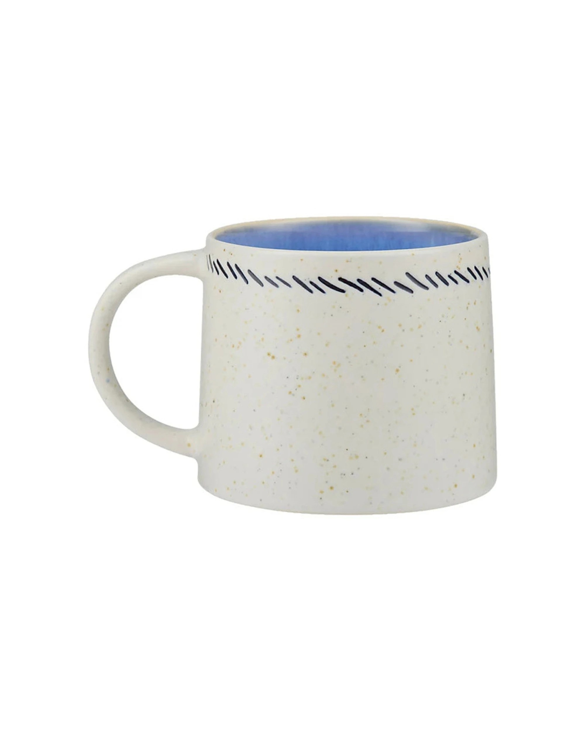 3 Maxwell & Williams 4PK The Mug Club Indigo Blue 330ml Stoneware Set - Line, 3 of 3