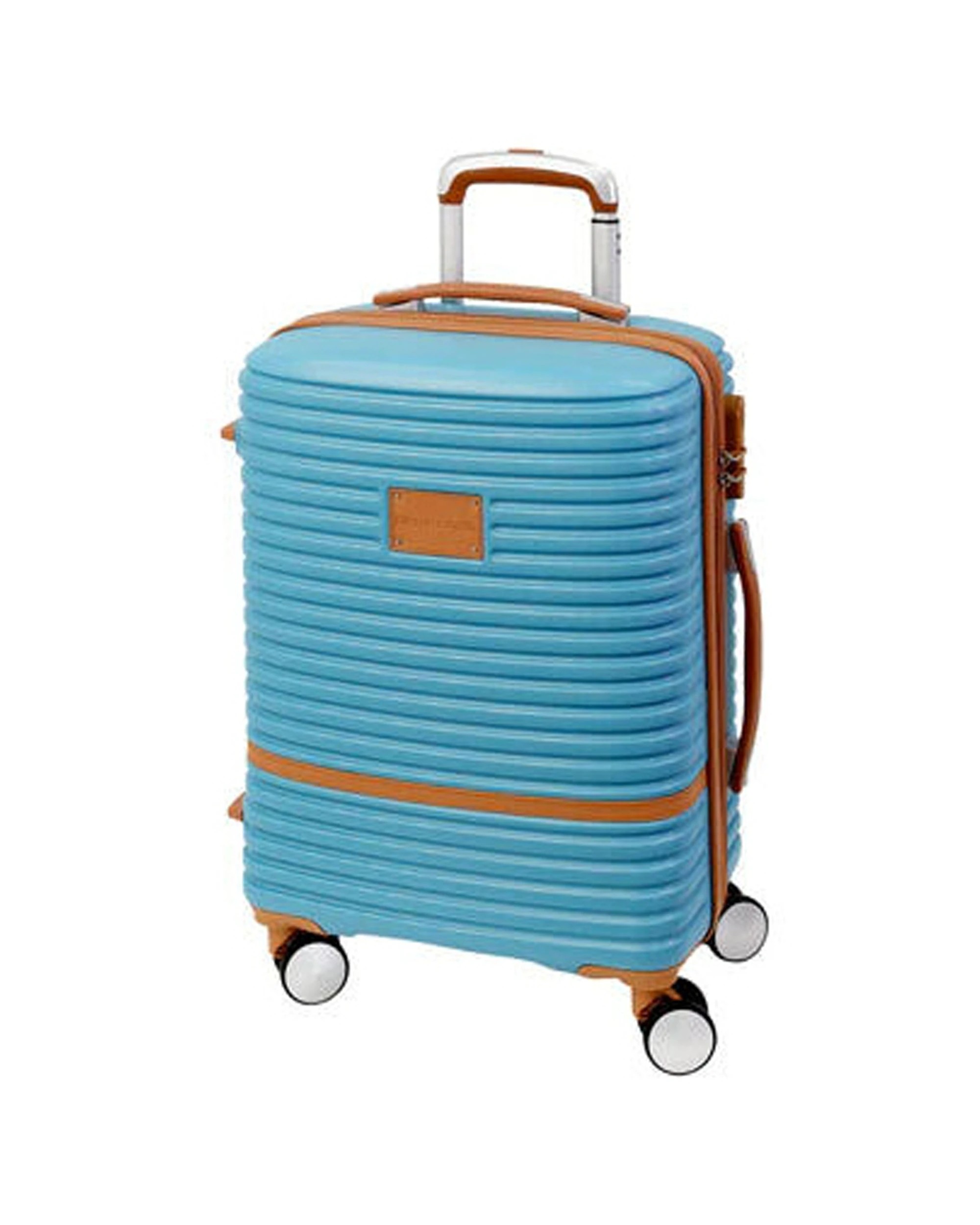 1 Pierre Cardin Durable Versitle Steady Hard Shell Suitcase Cabin Expandable - Blue, 1 of 1