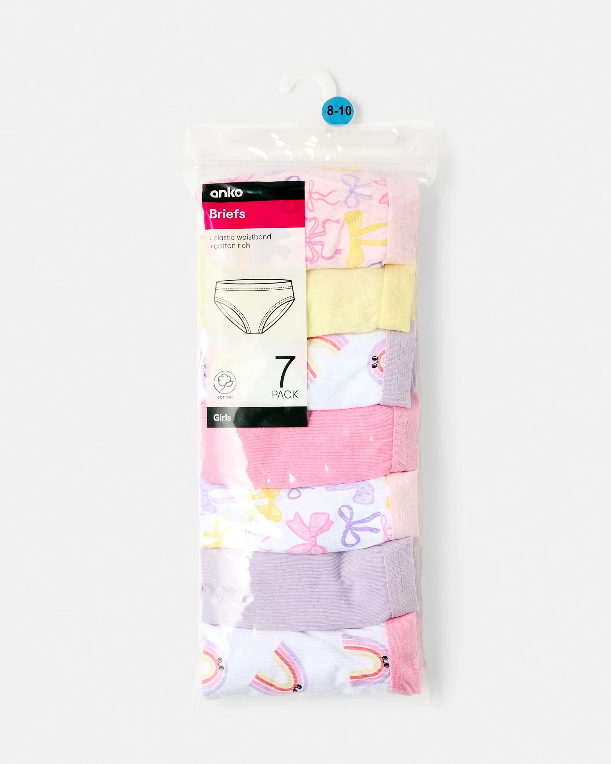 9 7 Pack Print Briefs Wht Rbow, 9 of 9