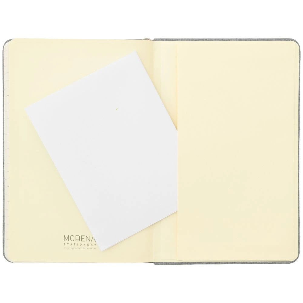 5 Modena A5 Linen Ruled Notebook Grey, 5 of 5