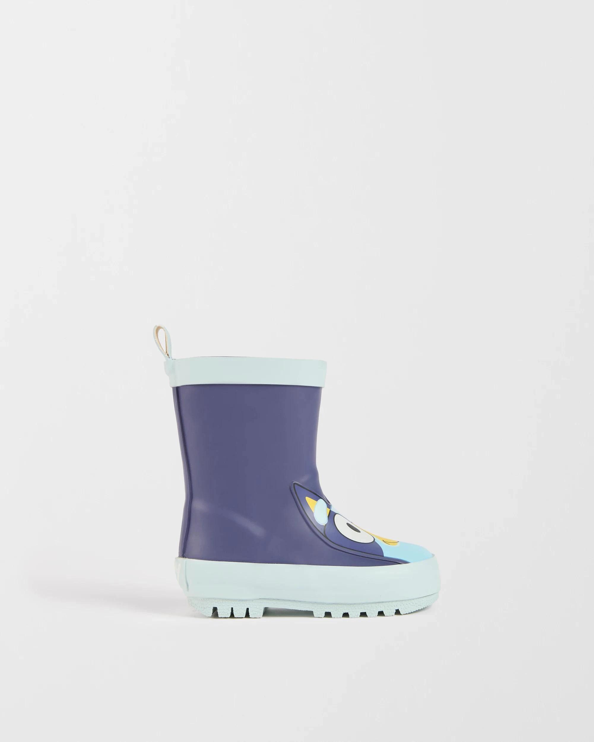 1 Bluey Baby First Walker Rainboot NAVY, 1 of 3