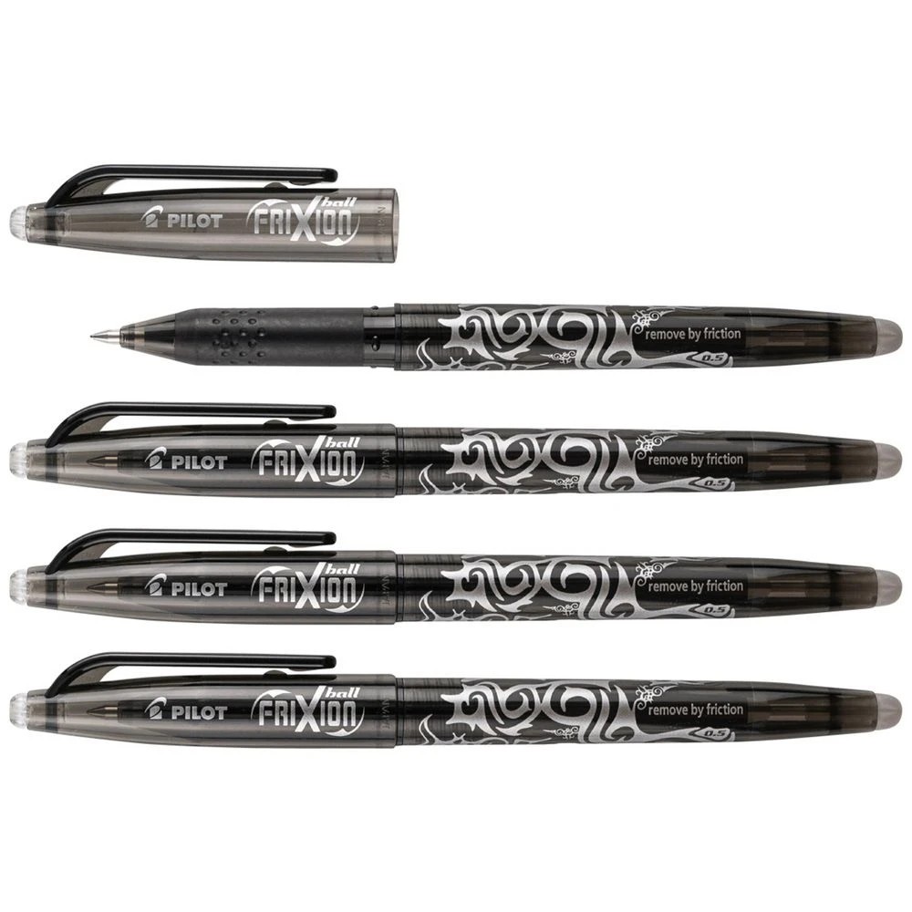 3 PILOT FriXion Ball Gel Pen 0.5mm Black 4 Pack, 3 of 8