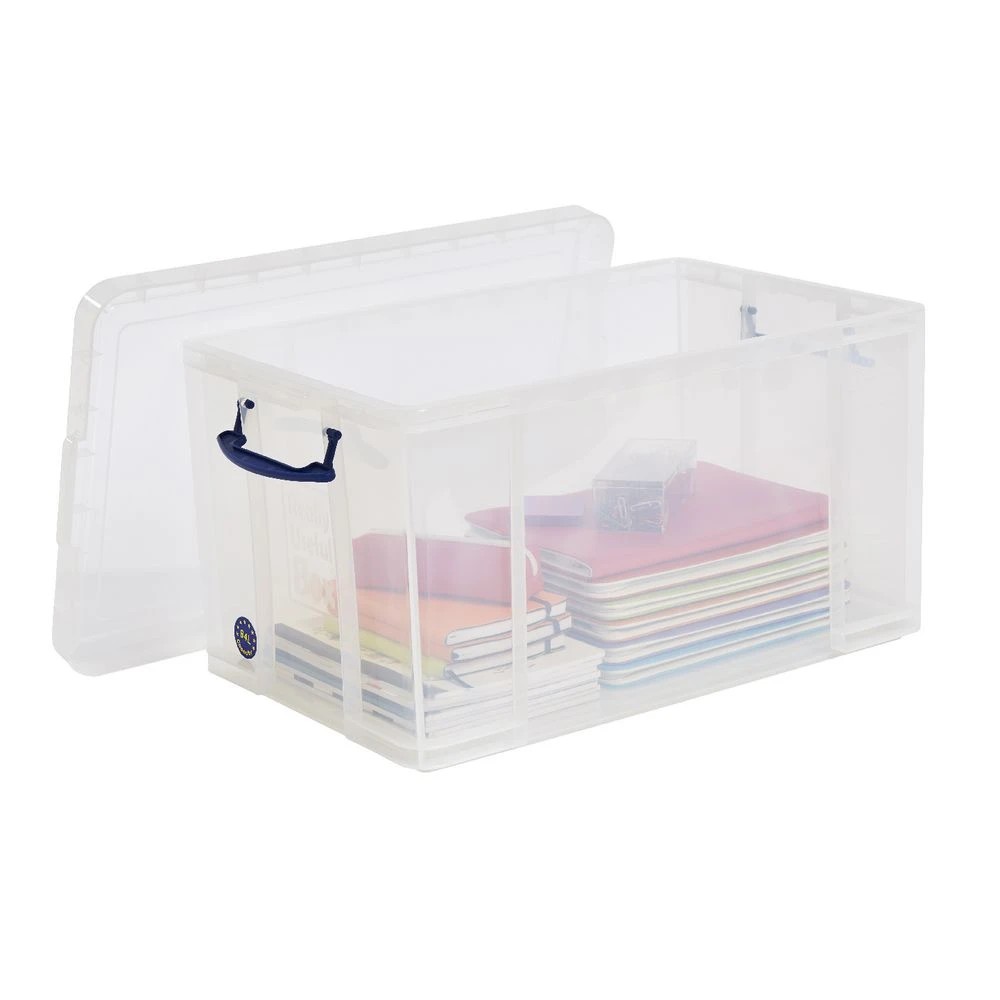 3 Really Useful Box 84L Clear, 3 of 3