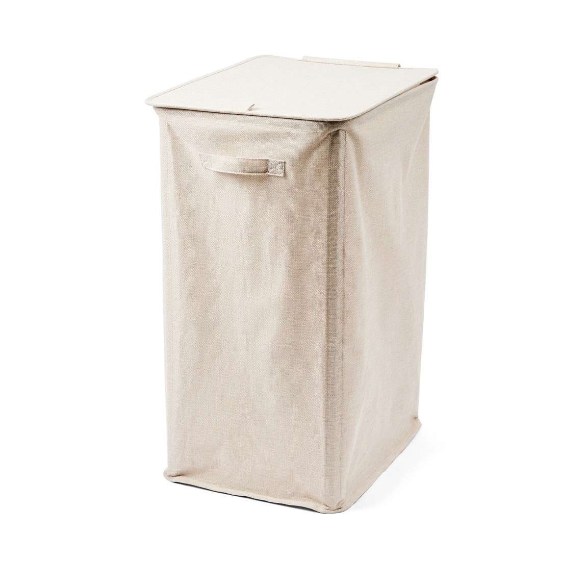 3 Linen Look Hamper with Lid, 3 of 8