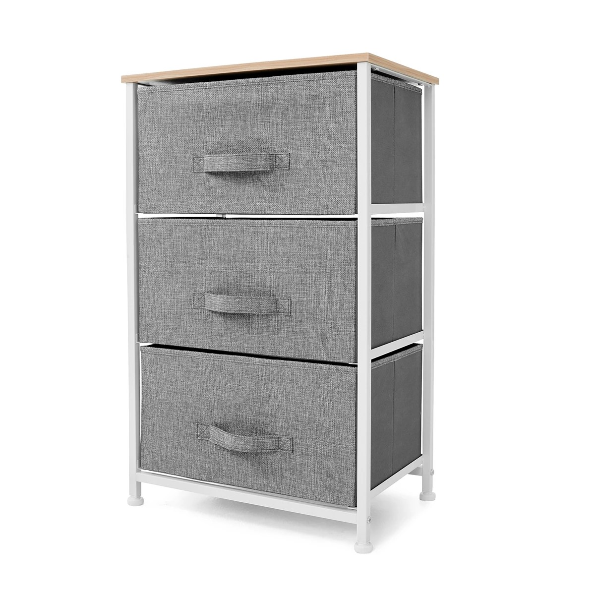 4 3 Drawer Chest - Grey, 4 of 11
