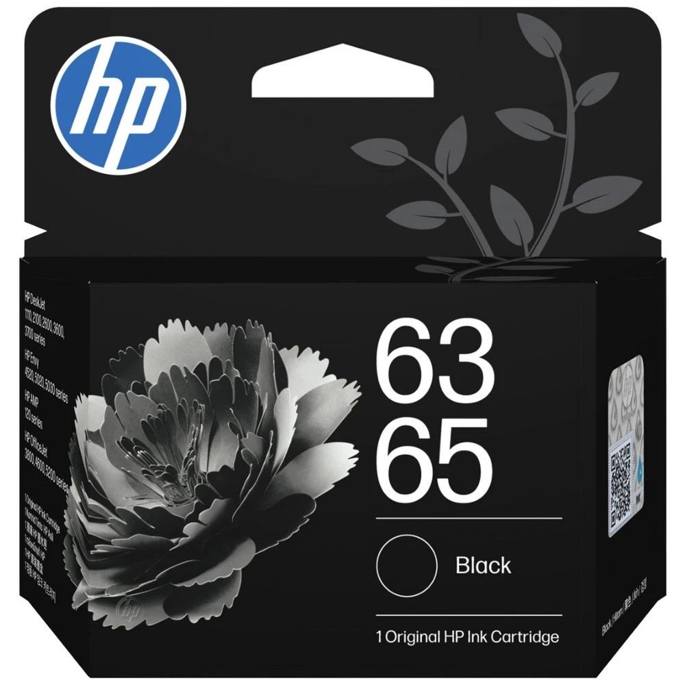 1 HP 63/65 Ink Cartridge Black, 1 of 1