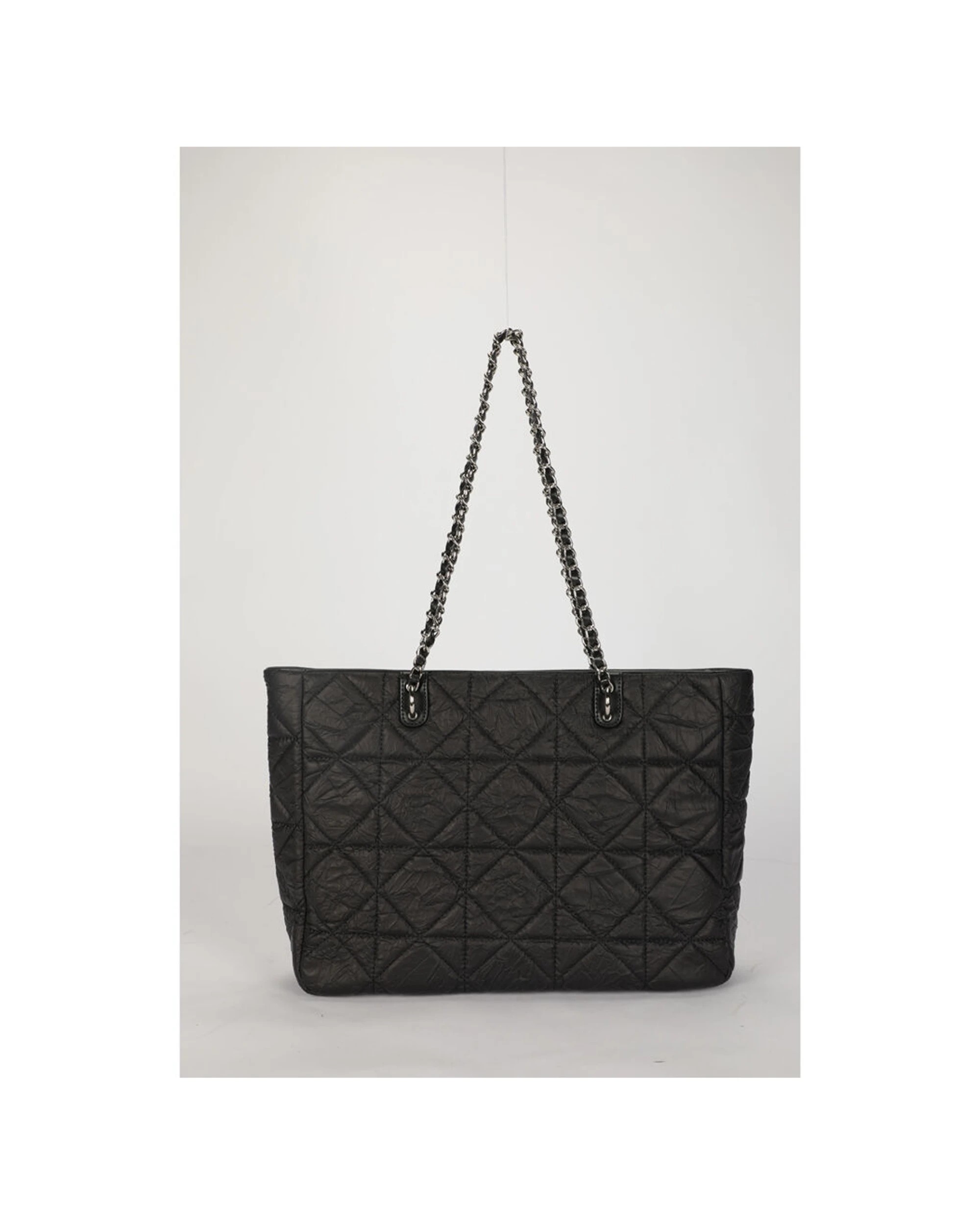 4 Disney Mickey Large Quilted Tote Handbag Durable - Black, 4 of 8