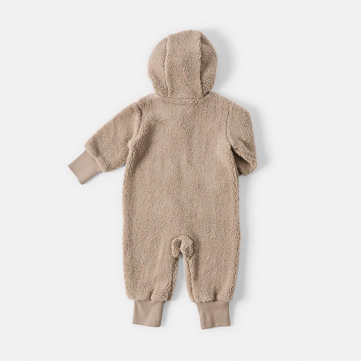 2 Fluffy Pramsuit Bwn Mocha, 2 of 4