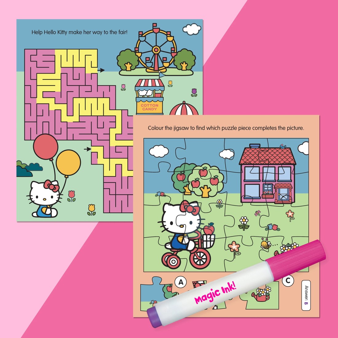 5 INKredibles Hello Kitty Mess Free Magic Ink Pictures! - Book, 5 of 5