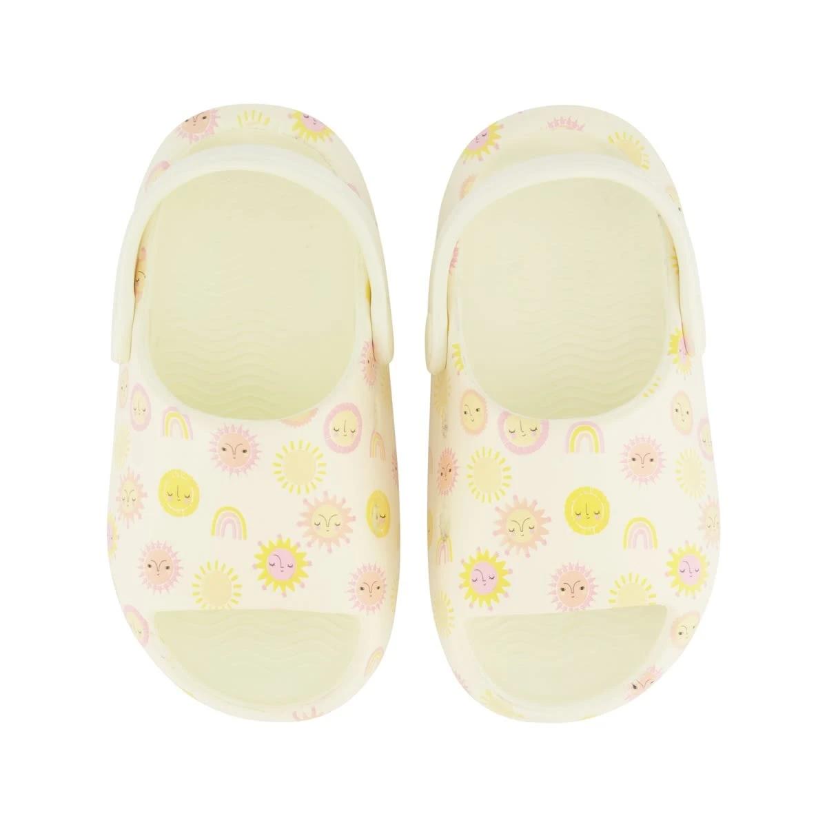 2 Junior Slides SOLS WITH RAINBOWS YELLOW, 2 of 3