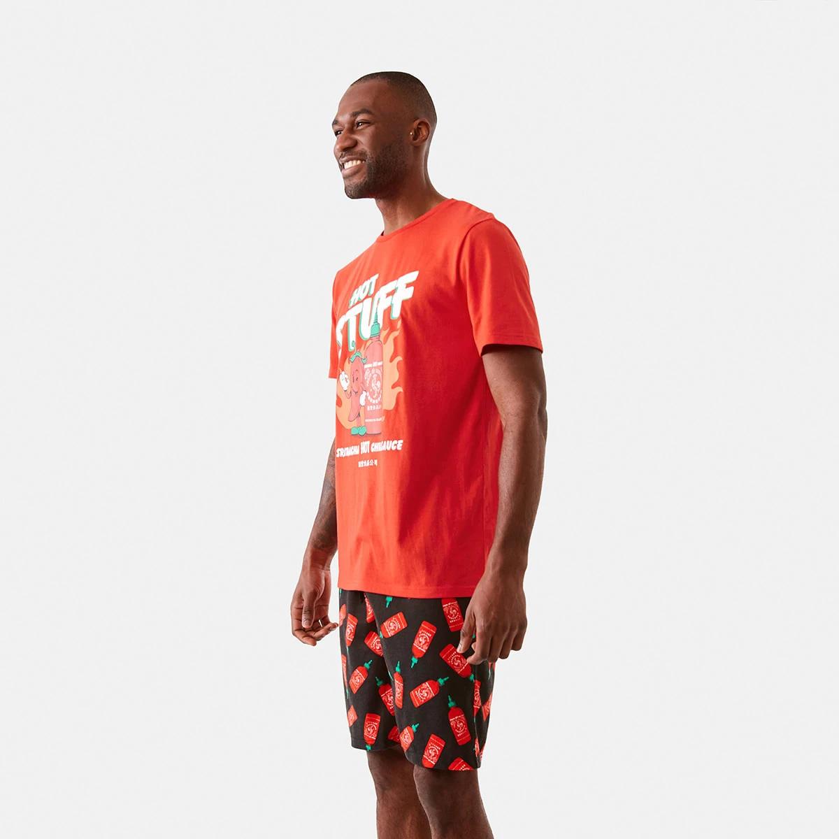 2 License Short Sleeve Pyjama Set Sriracha, 2 of 8