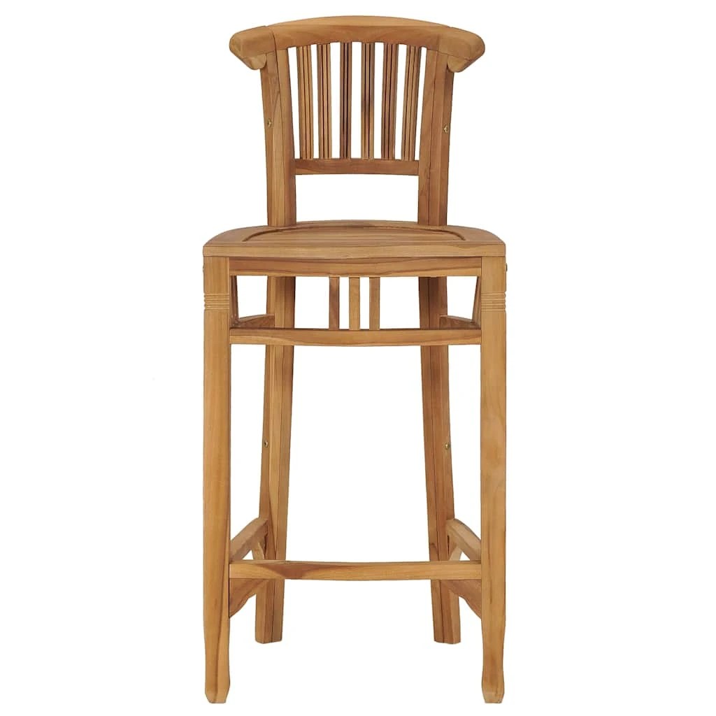 2 vidaXL Bar chair Footrest - Brown, 2 of 7