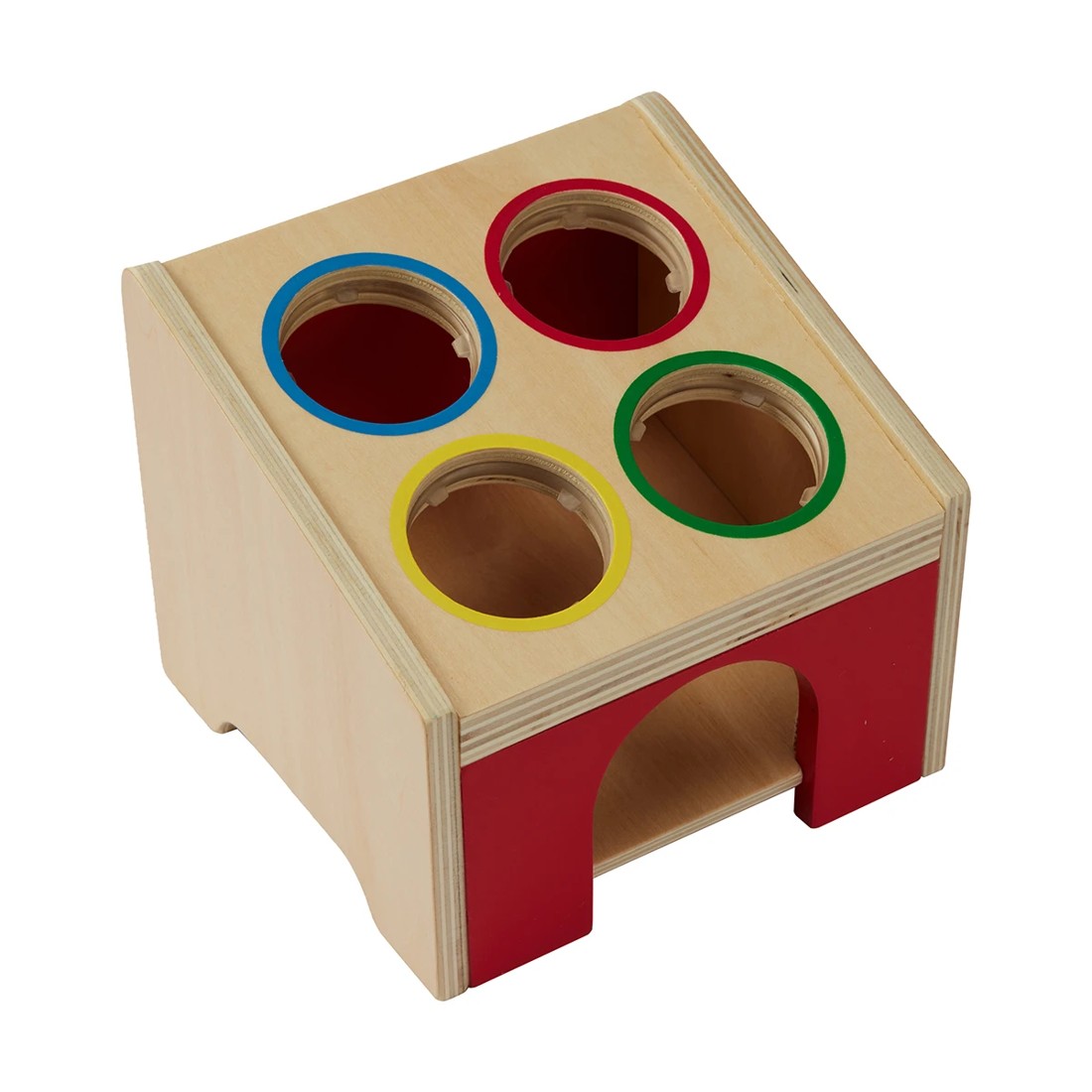 7 6 Piece Wooden Hammer Pound Cube, 7 of 9