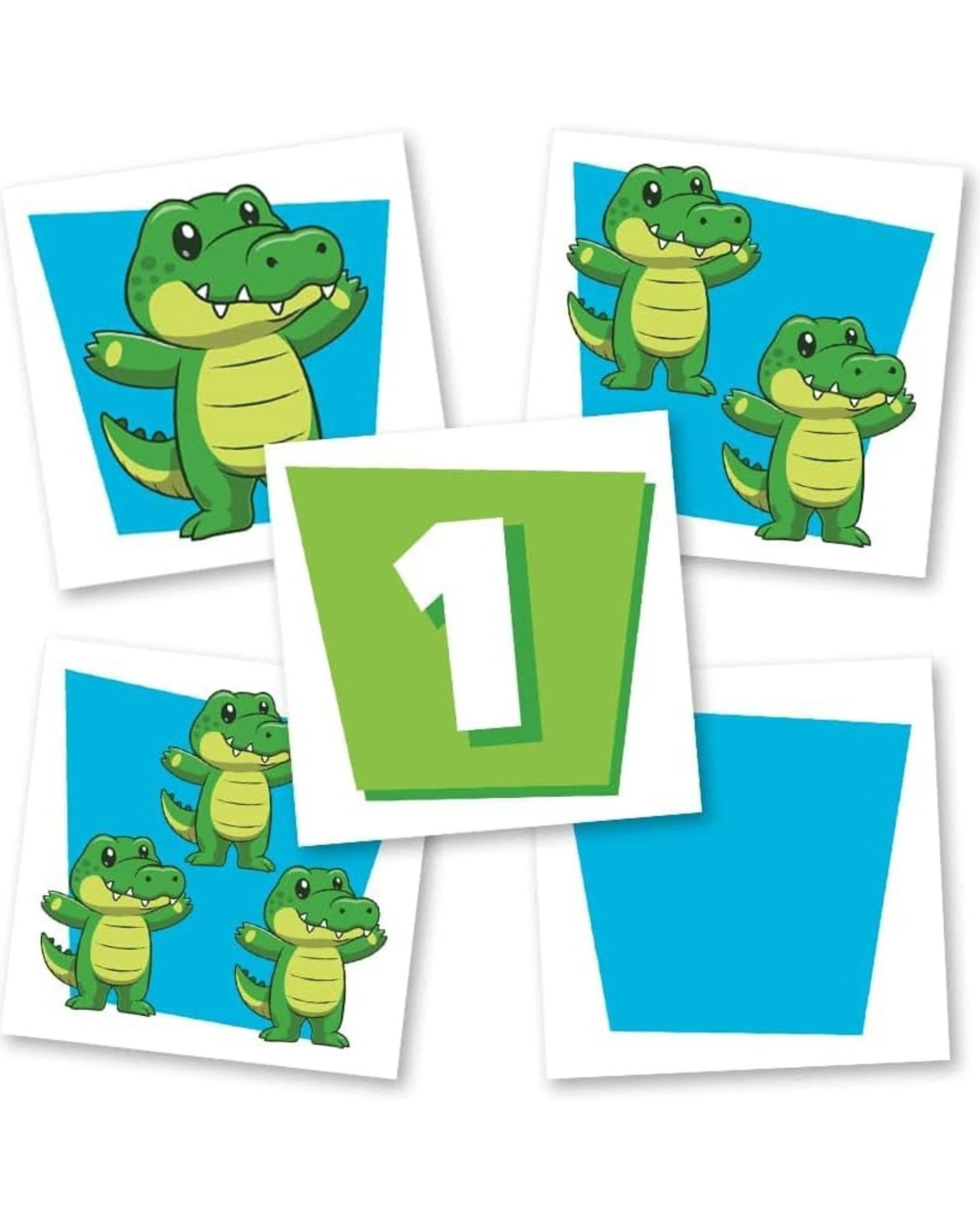 5 Counting Crocs Card Game, 5 of 6