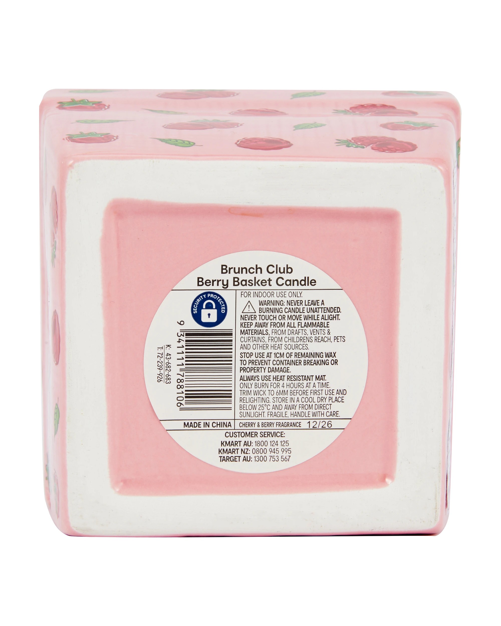 6 Brunch Club Berry Basket Candle, 6 of 6