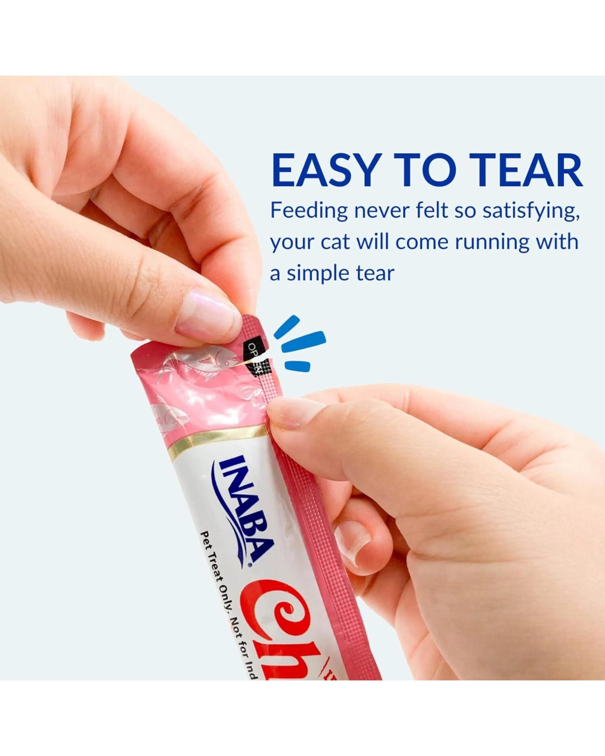 5 Inaba Churu Puree Skin & Coat Lickable Cat Treat Tuna & Chicken 50 x 0.5oz, 5 of 7