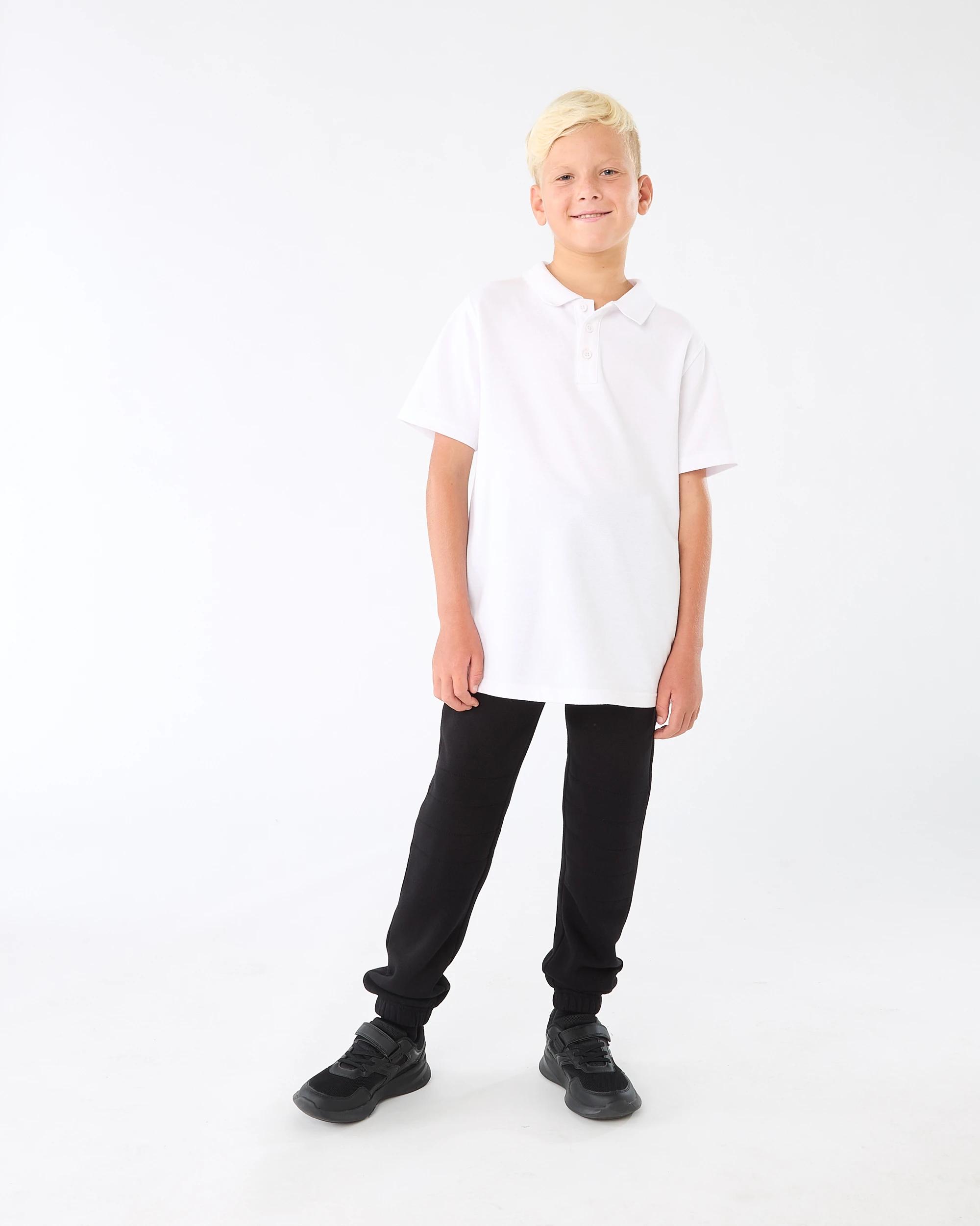 6 Knee Detail Trackpants Black, 6 of 7