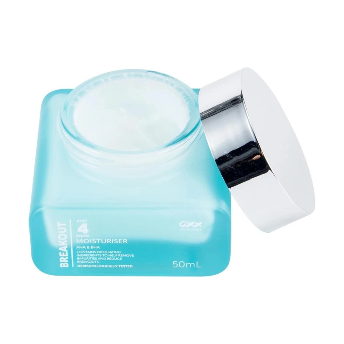 2 OXX Skincare Step 4 AM/PM Breakout Moisturiser 50ml - AHA and BHA, 2 of 3