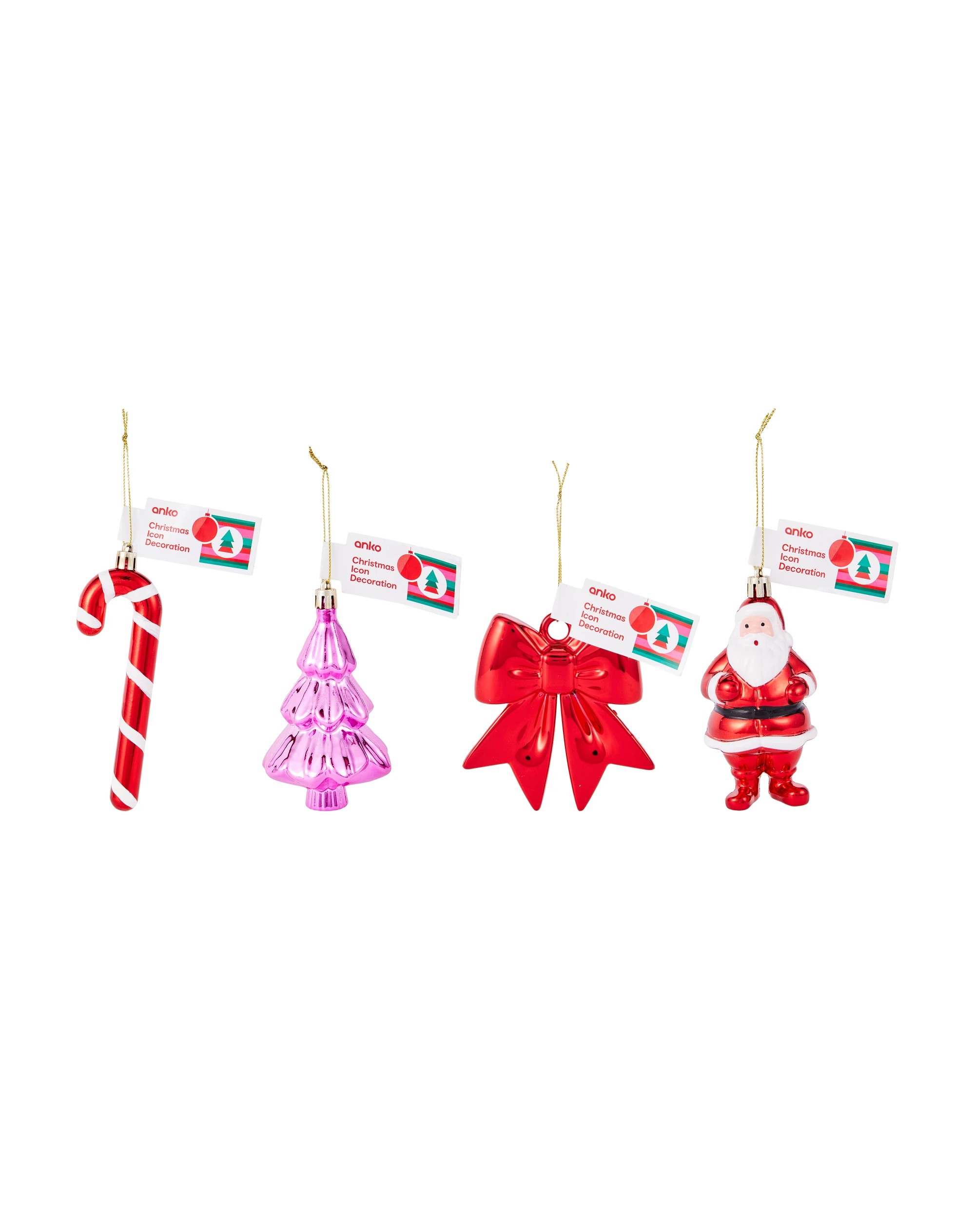 7 Christmas Icon Decoration - Assorted, 7 of 7