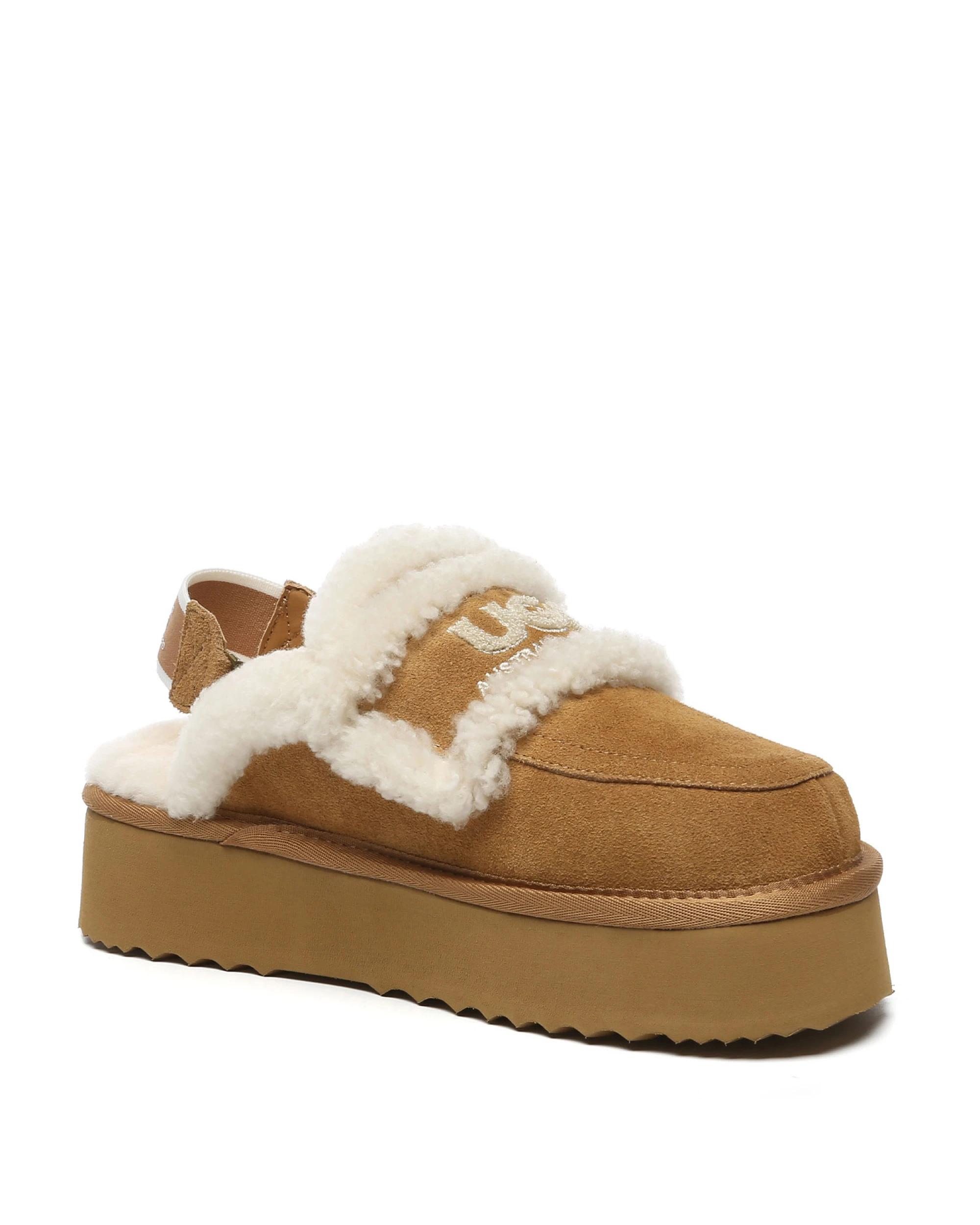 2 Australian Shepherd UGG Womens Rilee Platform CHESTNUT, 2 of 5