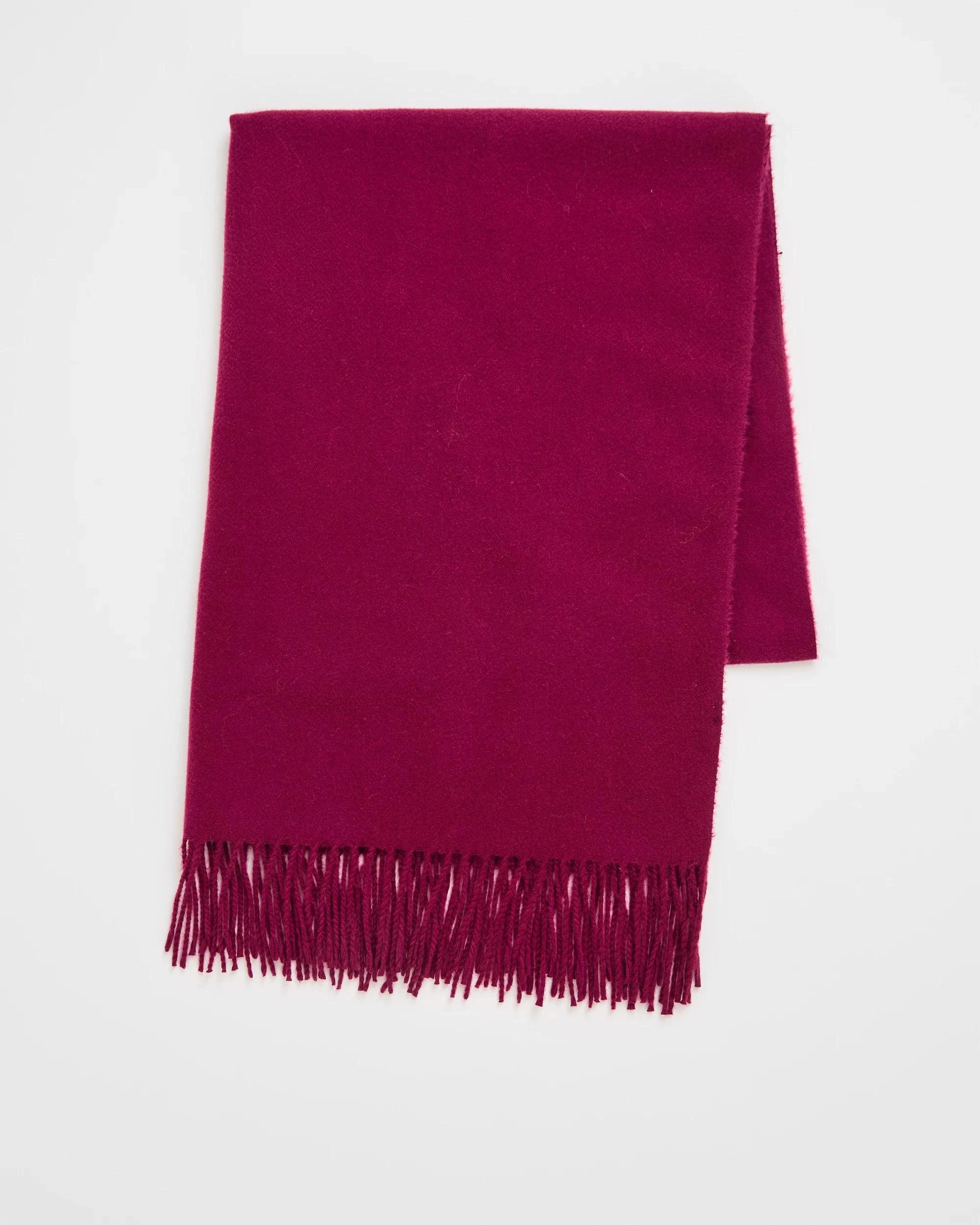 1 Target Woman Essential Twill Scarf BOYSENBERRY, 1 of 2