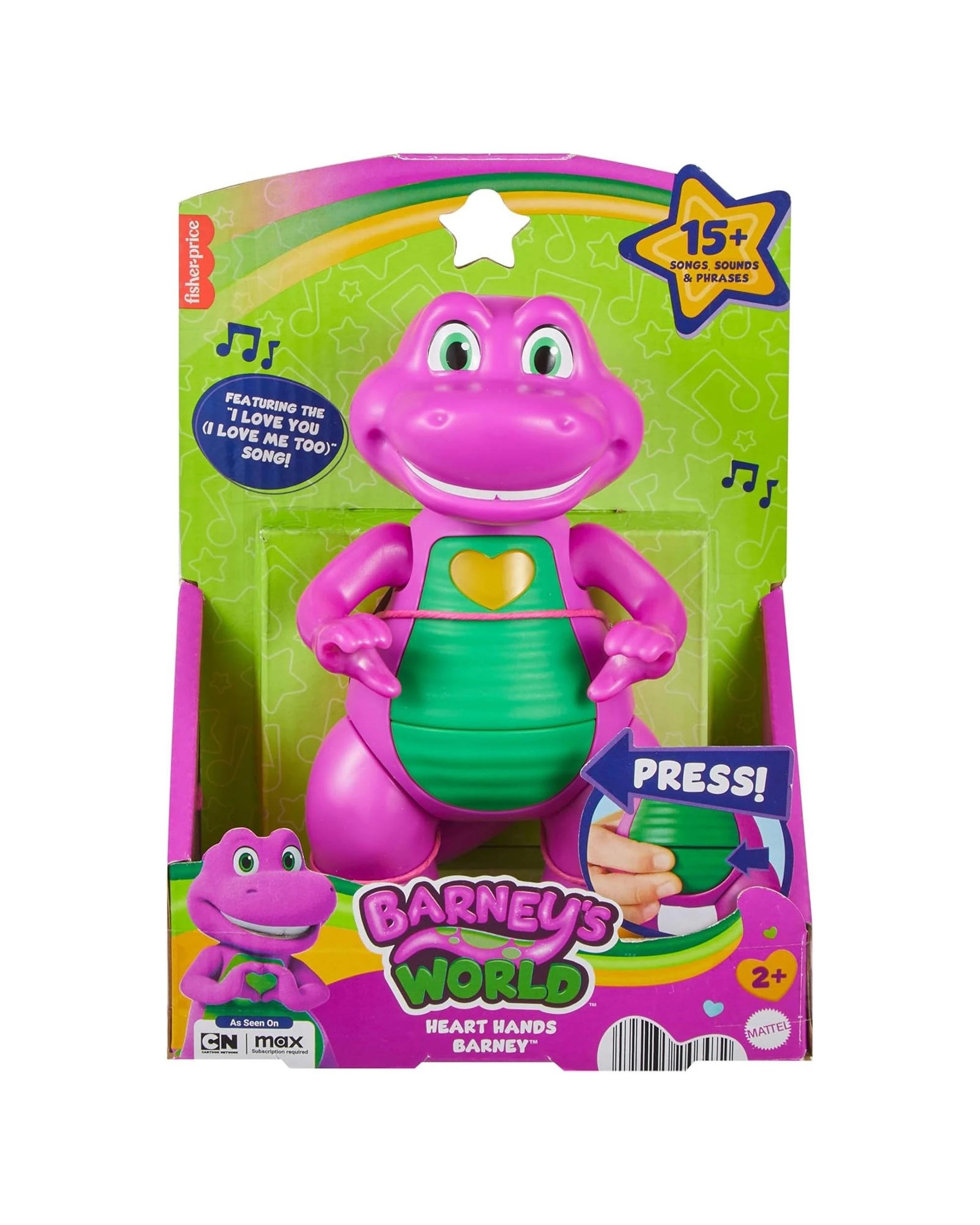 1 Barney's World Heart Hands Barney Toy, 1 of 6