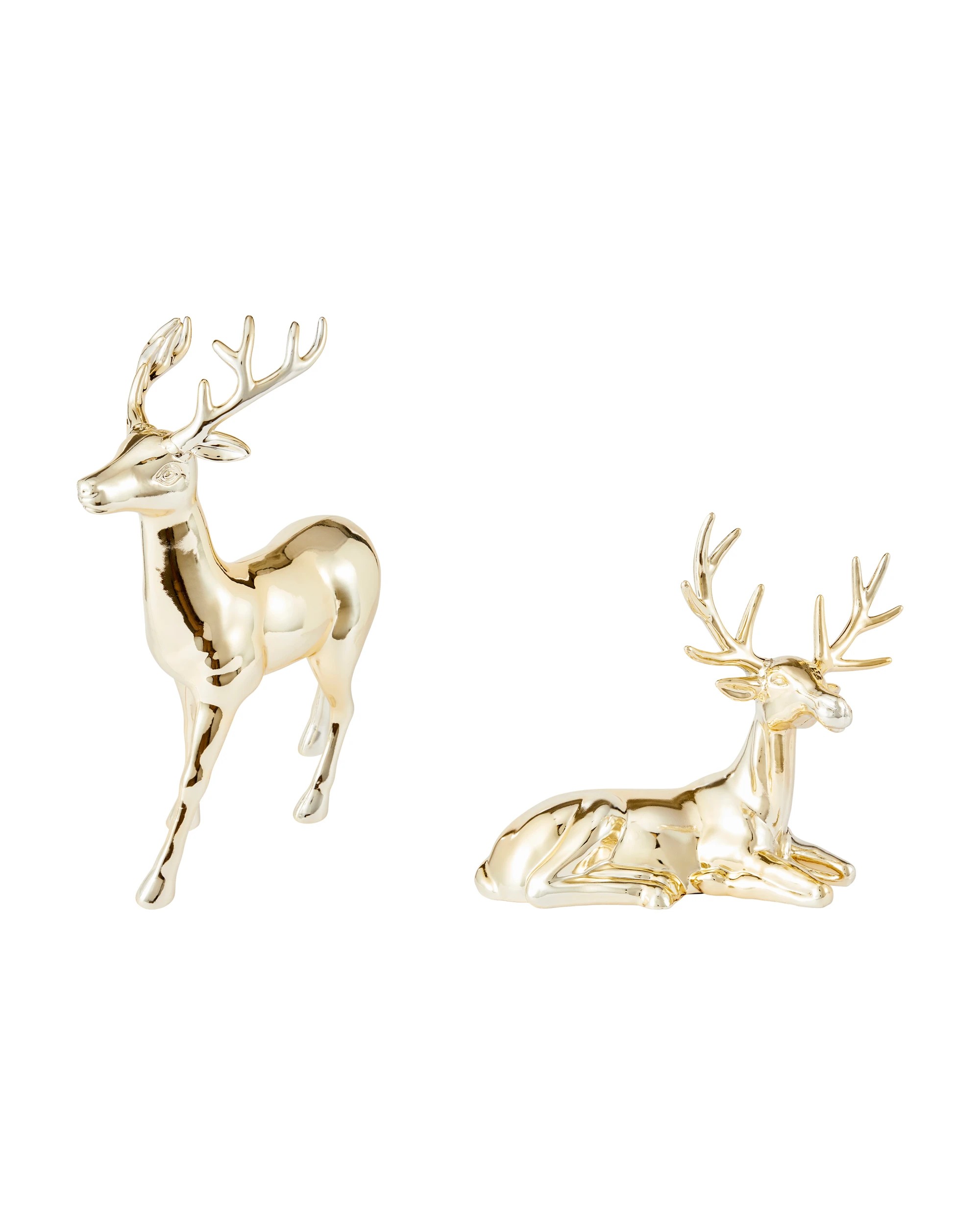 3 Gold Look Reindeer - Assorted, 3 of 5