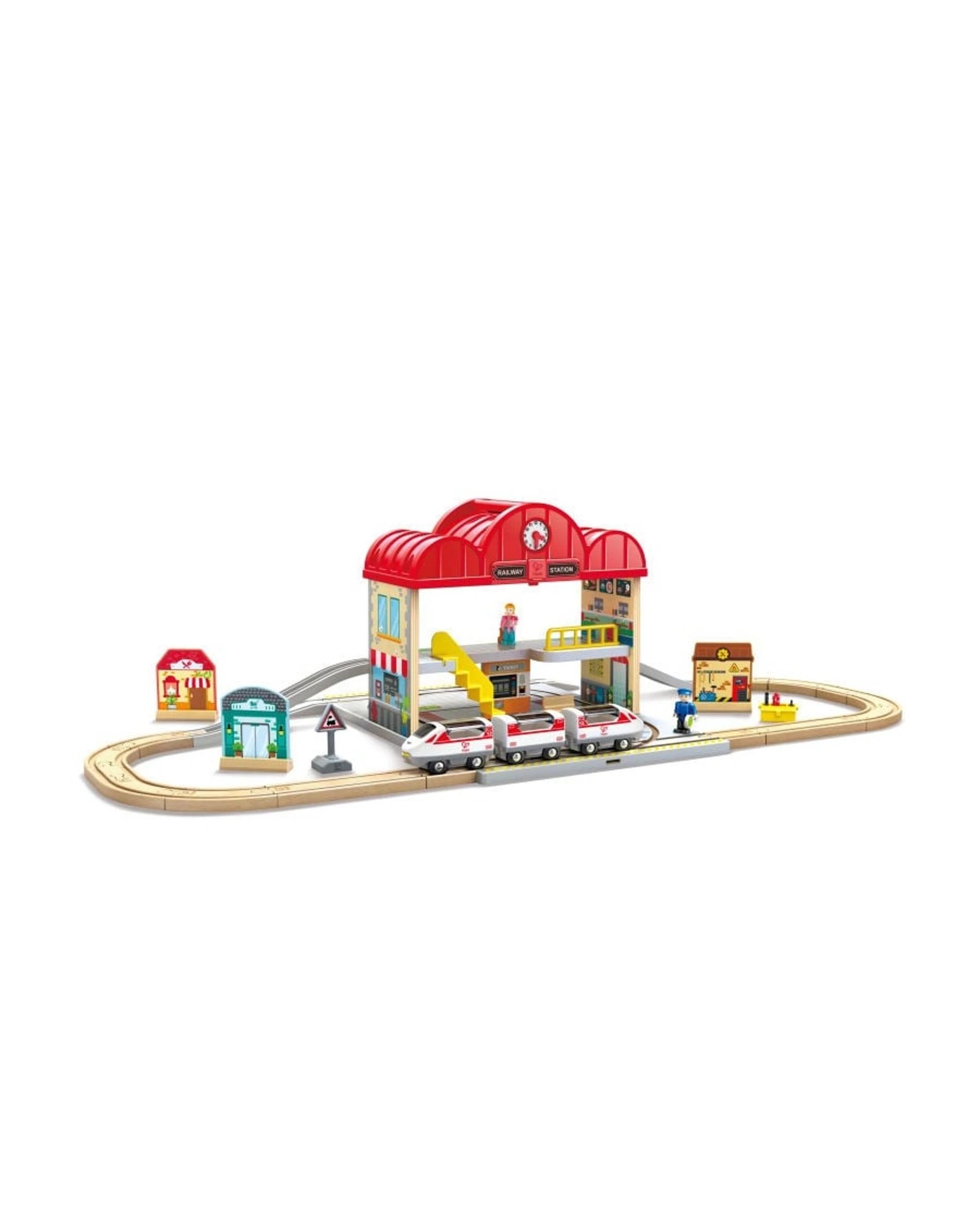 4 Hape Portable Train Station Playset, 4 of 9