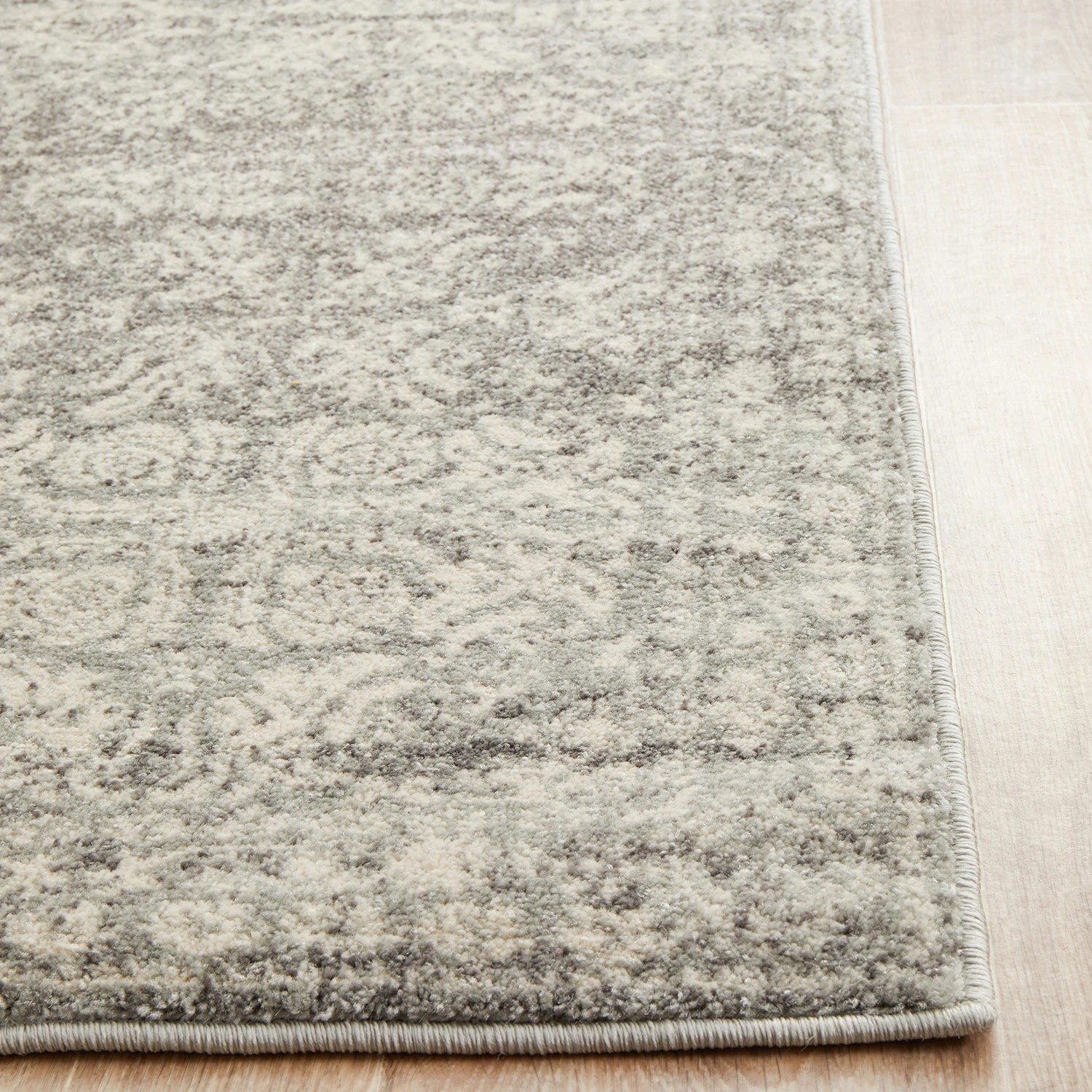 6 Common Ground Rugs Phantom 358 500x80cm - Extra Large Runner Power Loomed Pet Friendly Rug - Silver, 6 of 9