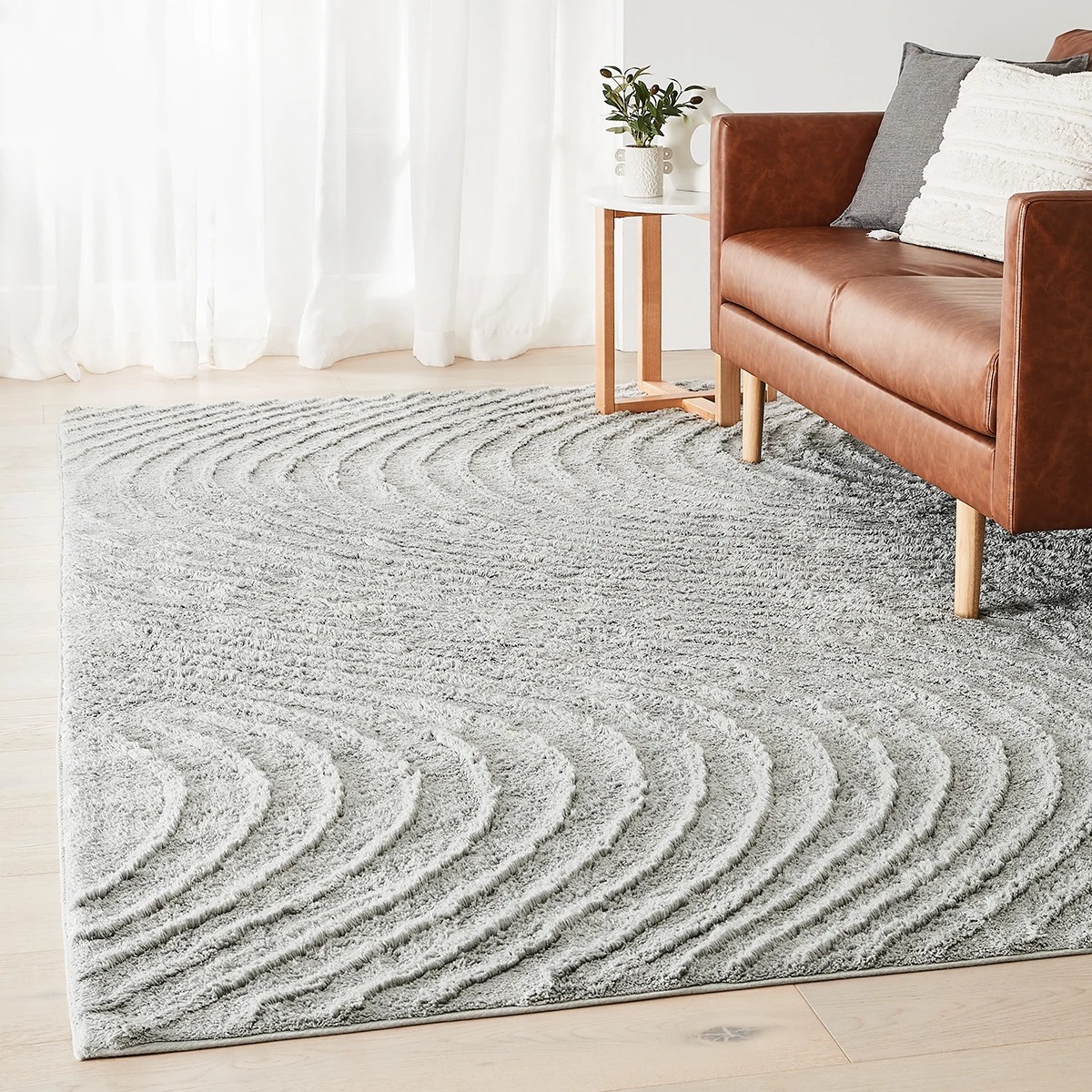 1 Axel Tufted Rug - Grey, Large - 235cm x 160cm, 1 of 6