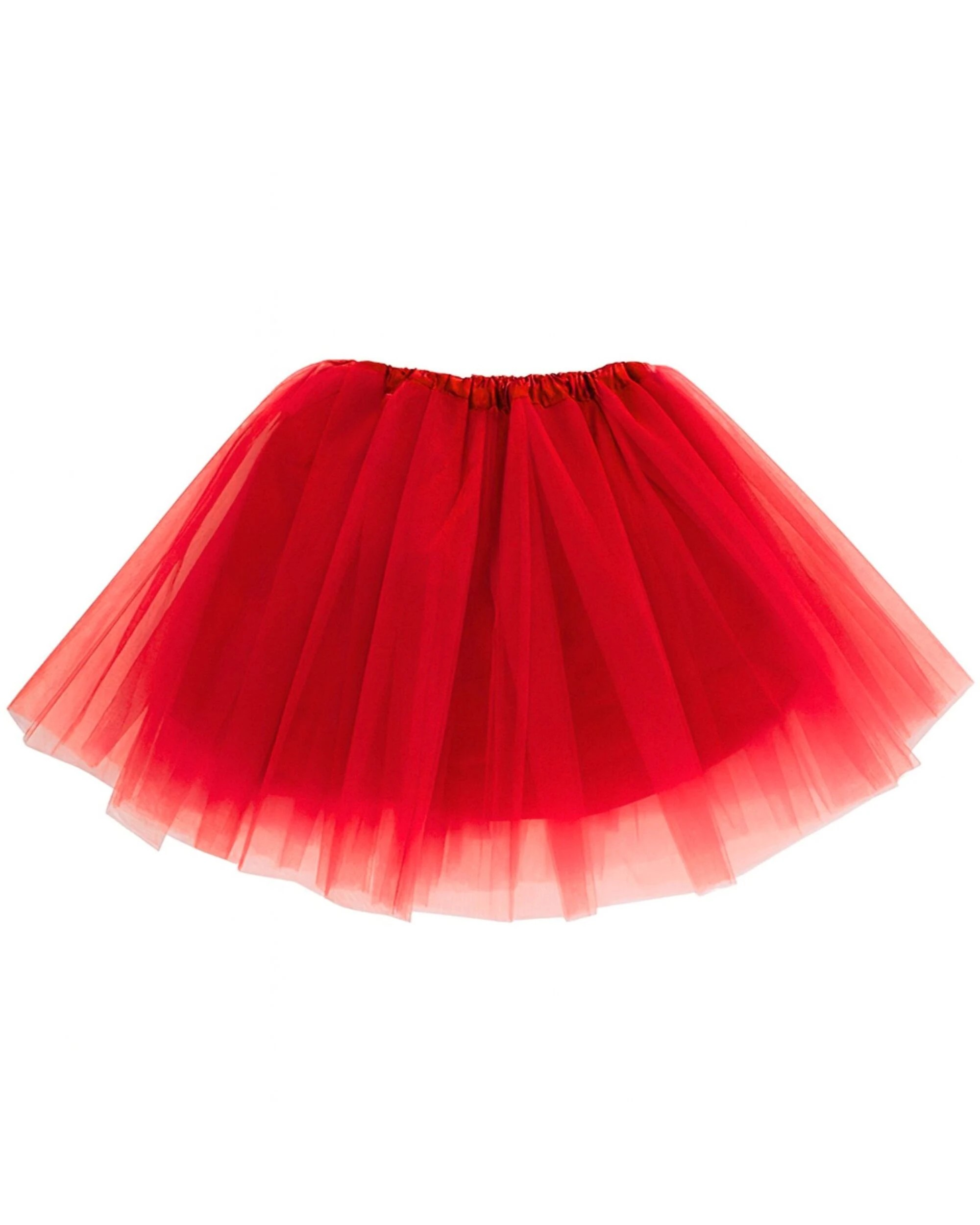 1 Party Planet Adult Tutu - ONE SIZE - Red, 1 of 3
