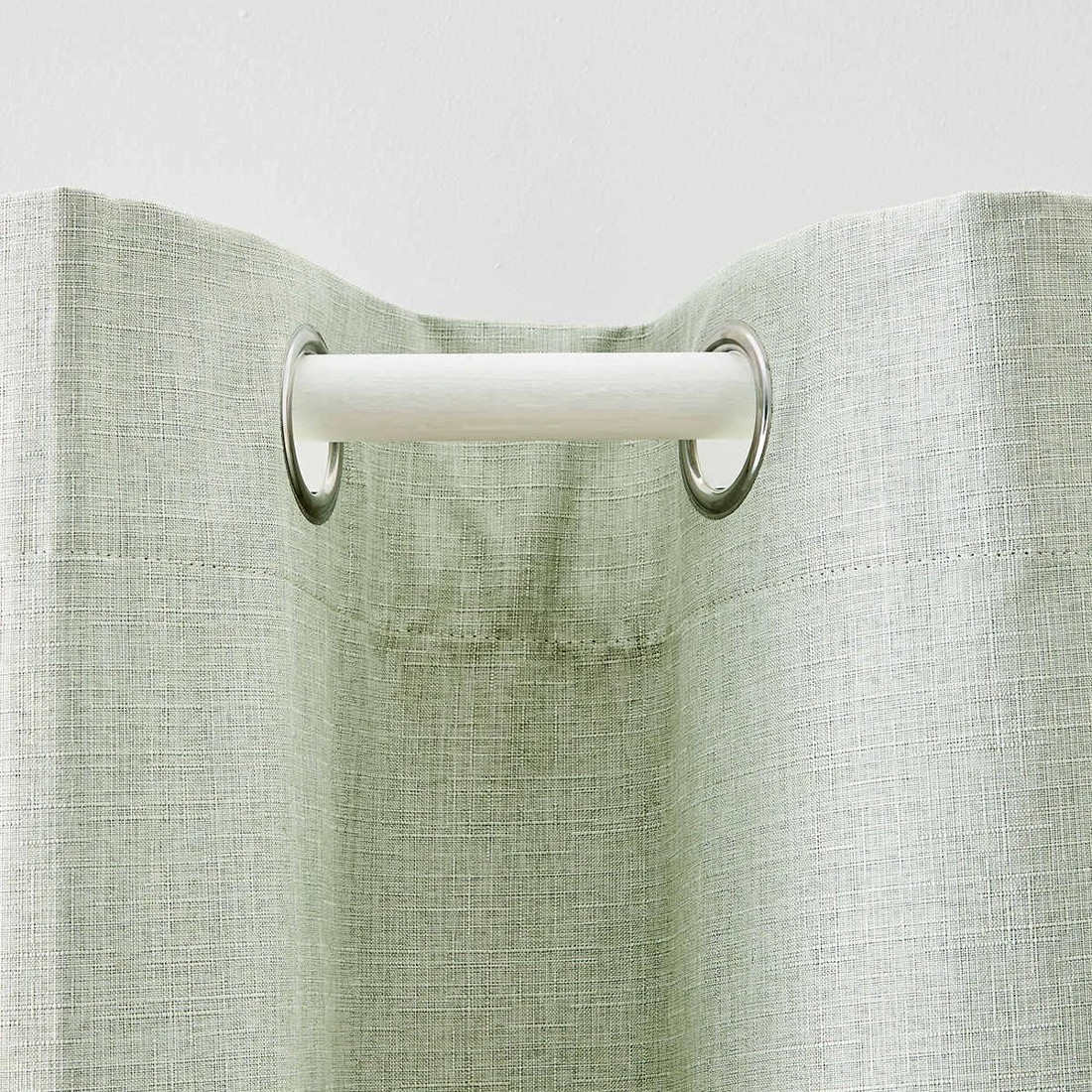 3 Monaco Eyelet Block Out Curtain - Sage - 120cm x 213cm, 3 of 6