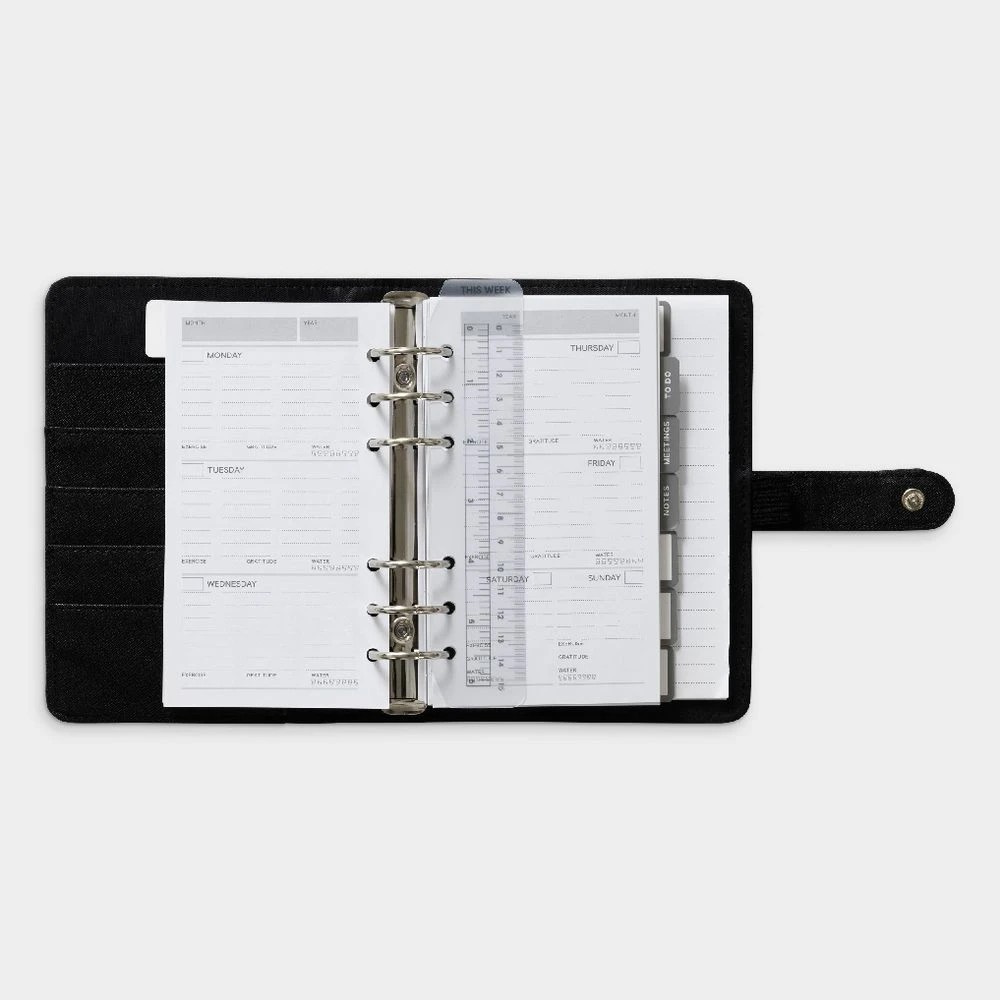 8 Otto Personal Organiser PU Black, 8 of 9