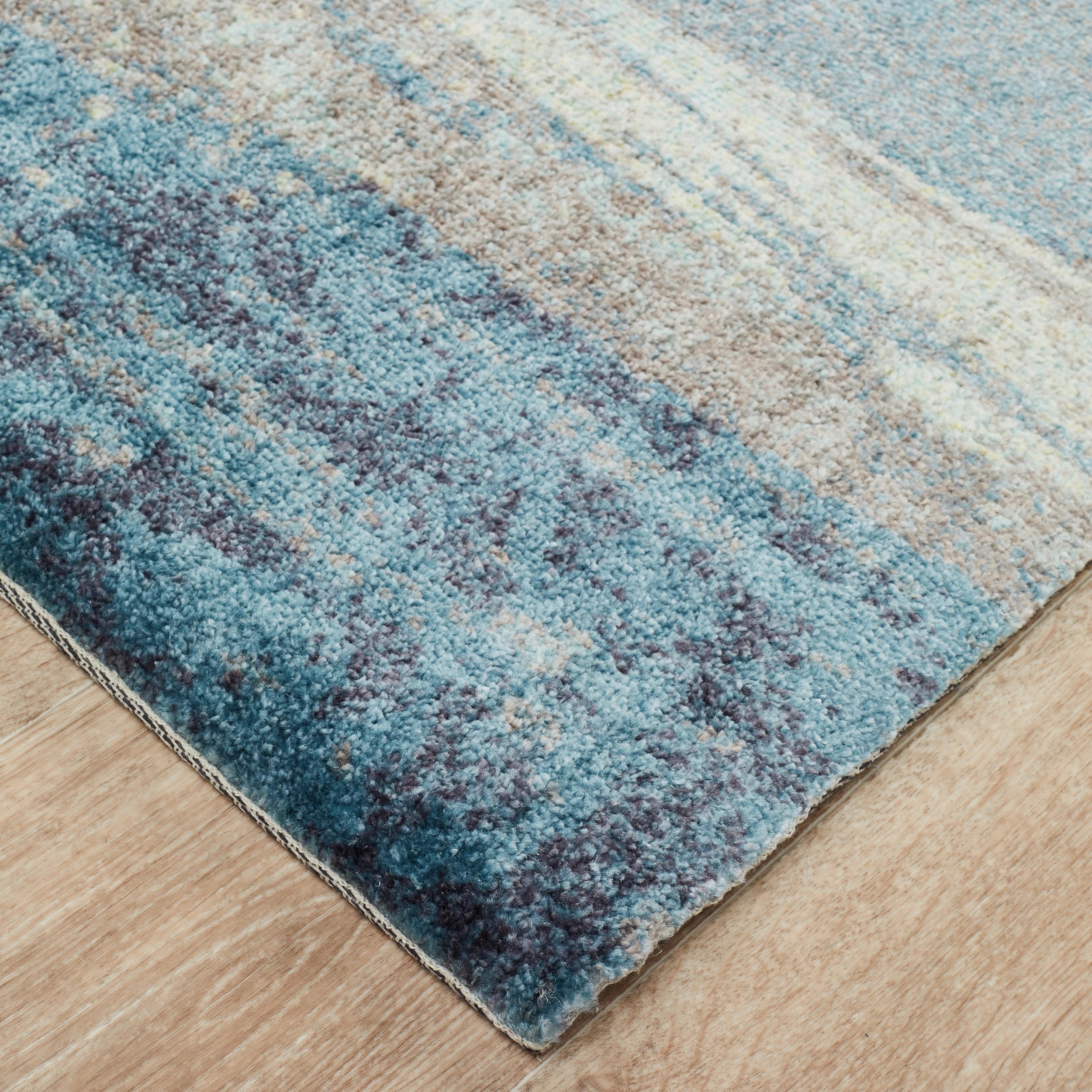 3 Common Ground Rugs Urbanite 563 400x76cm - Large Runner Rug - Blue, 3 of 7