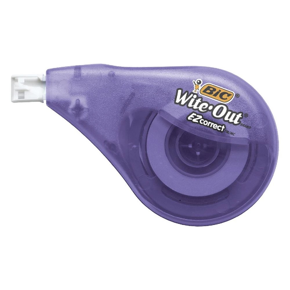 5 BIC EZ Wite-Out Correction Tape 4.2mmx12m 10 Pack, 5 of 9
