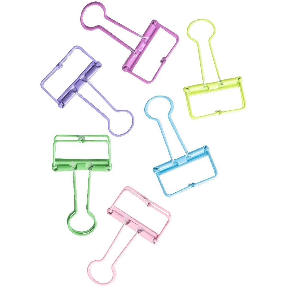 2 Otto Foldback Clips 19mm Assorted 6 Pack, 2 of 2
