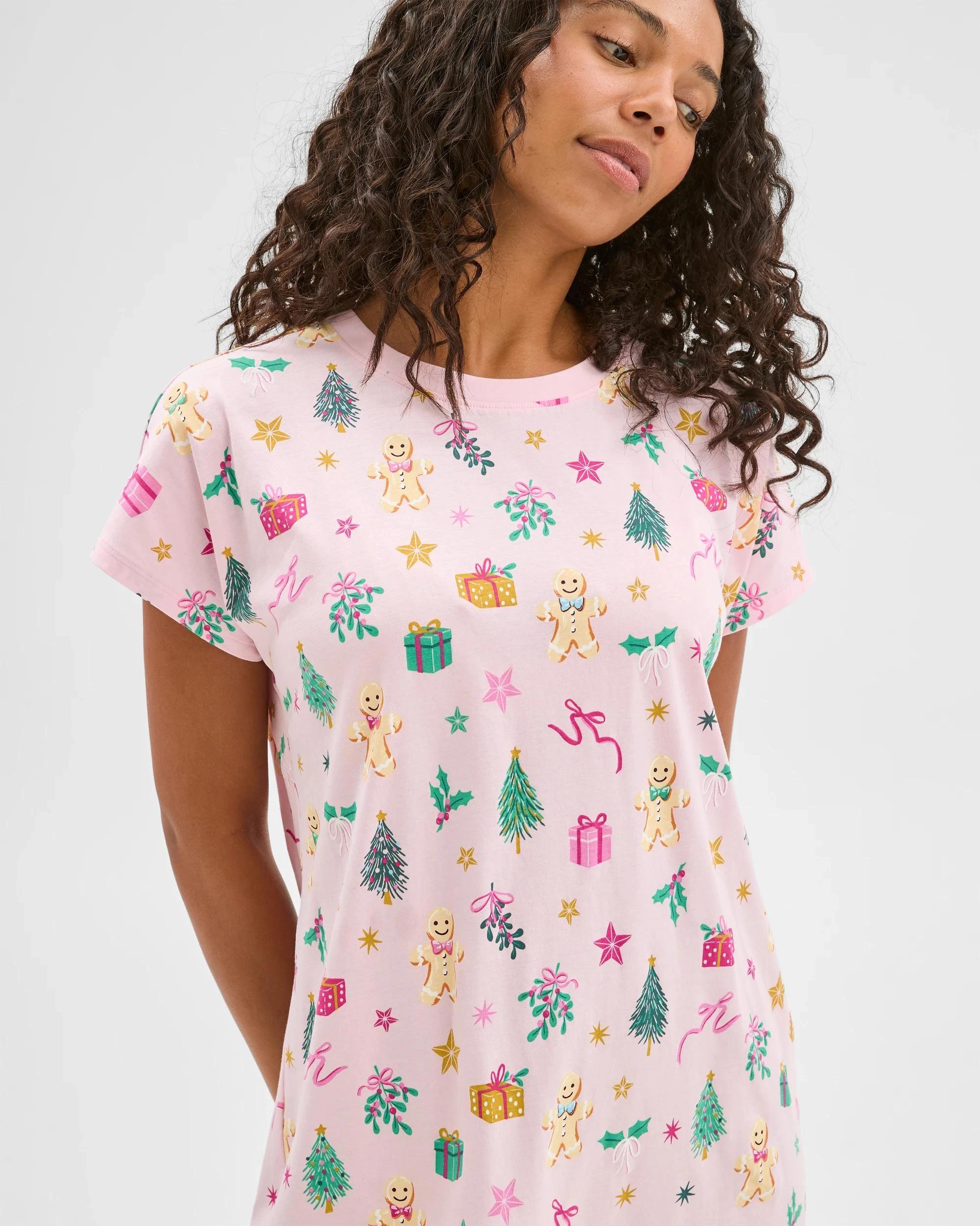 5 Target Australian Cotton T-Shirt Nightie CHRISTMAS, 5 of 6