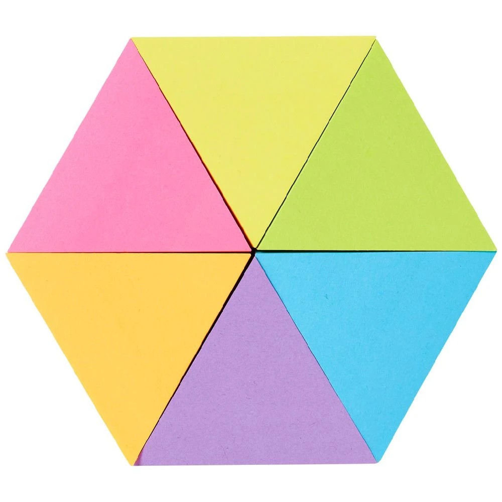 3 J.Burrows Stick-It Notes Puzzle Block Assorted 6 Pack, 3 of 4