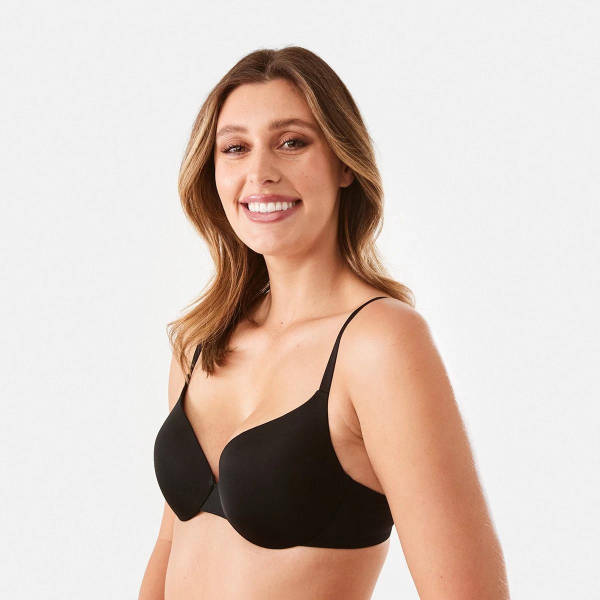 6 3 Pack Push-Up Bra ALMOND, WHITE, BLACK, 6 of 10