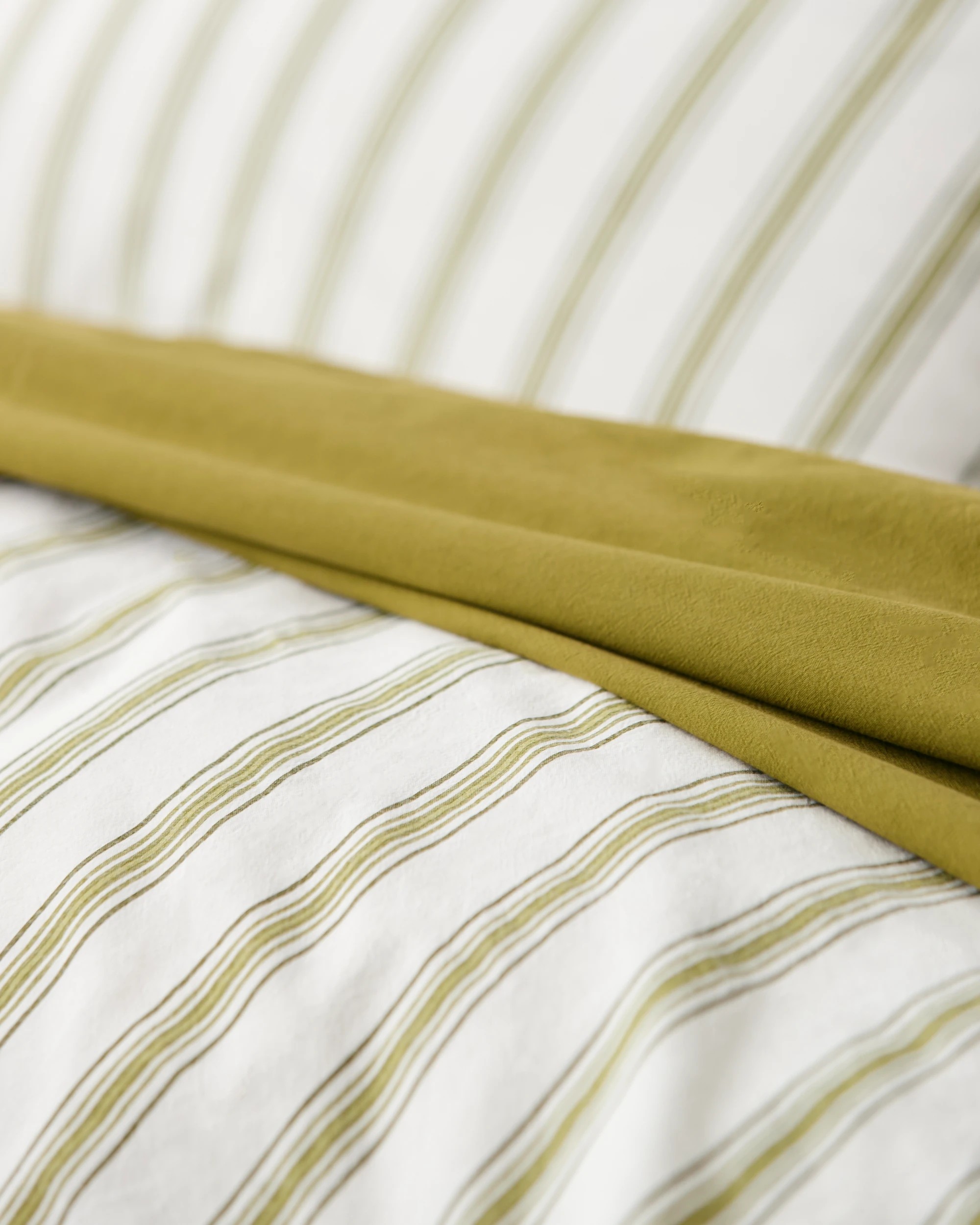 6 Arlo Cotton Stonewash Quilt Cover Set - Super King Bed - Green, 6 of 8