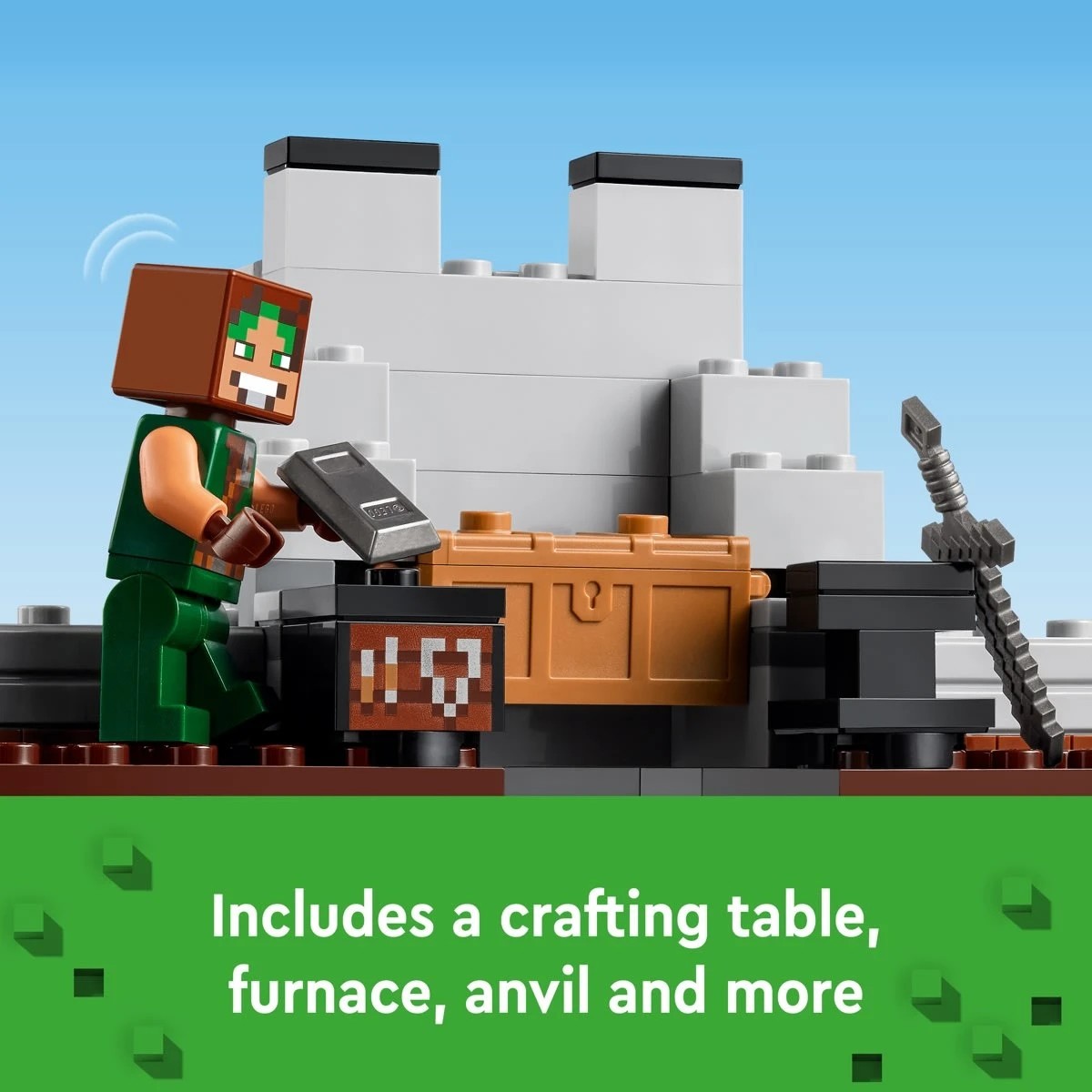 7 LEGO Minecraft The Wolf Stronghold Fortress Playset 21261, 7 of 11