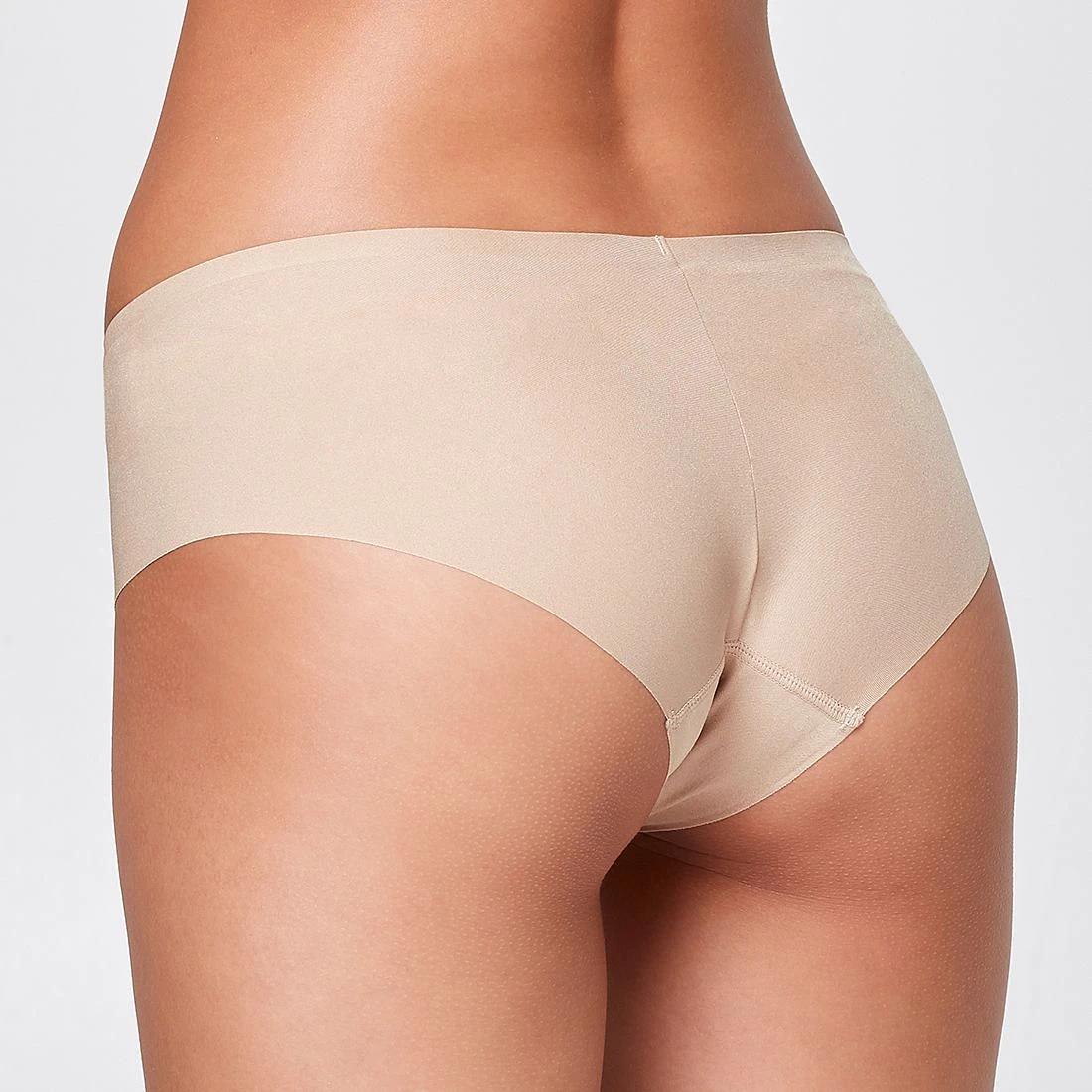 3 Target 2 Pack Bonded No Show Hipster Briefs LATTE BROWN, 3 of 6